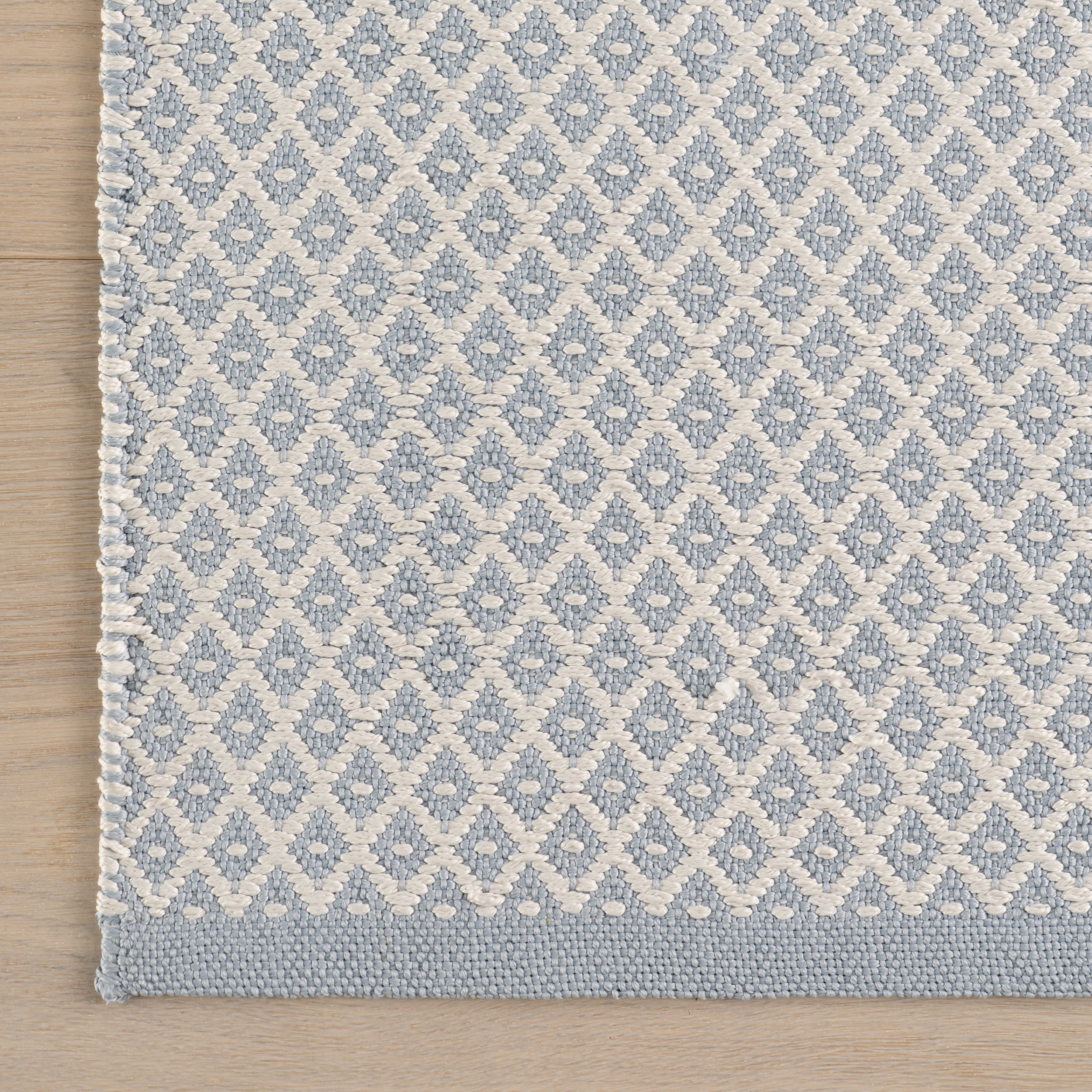 Riviera Handwoven Indoor/Outdoor Rug | Swedish Blue - Image 7
