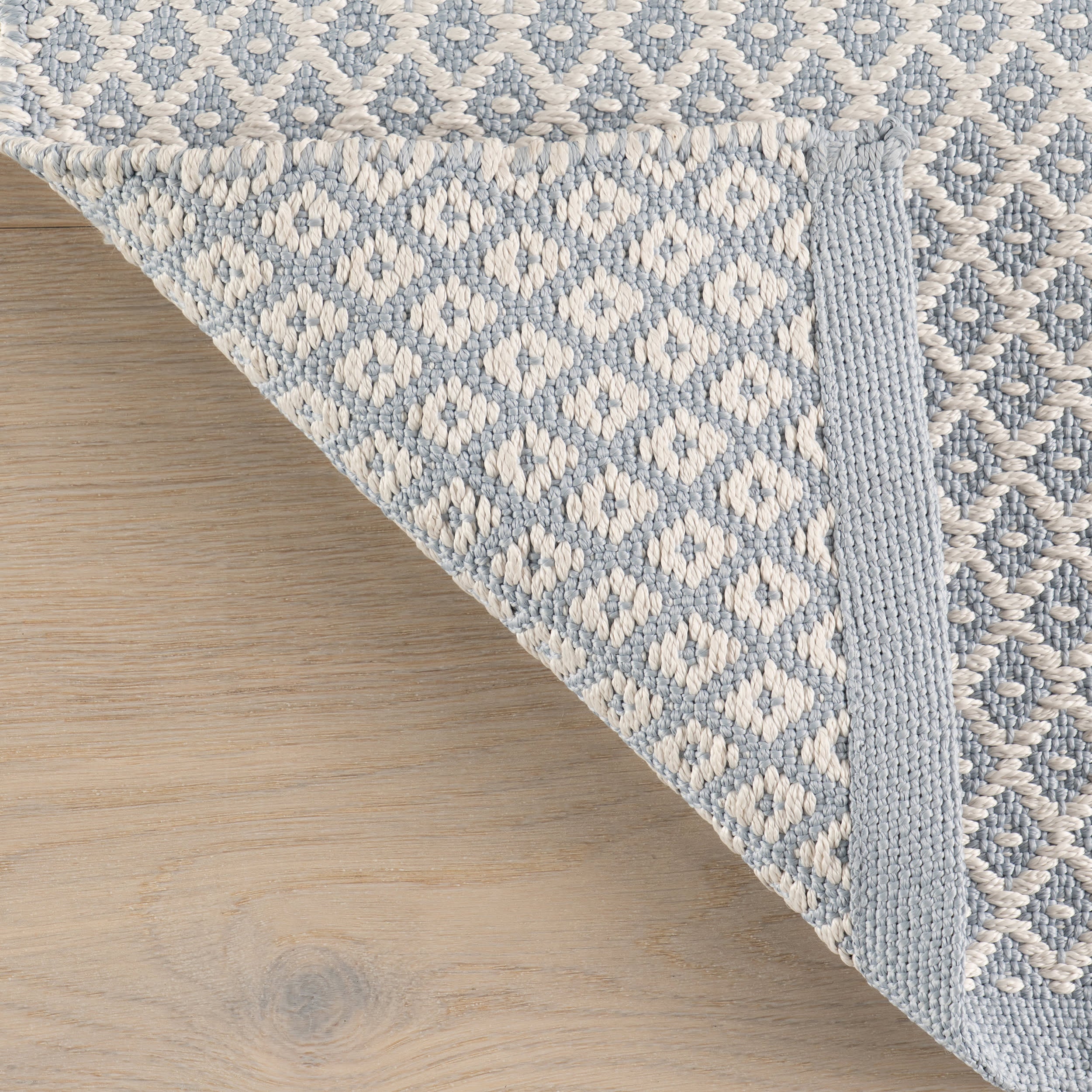 Riviera Handwoven Indoor/Outdoor Rug | Swedish Blue - Image 8