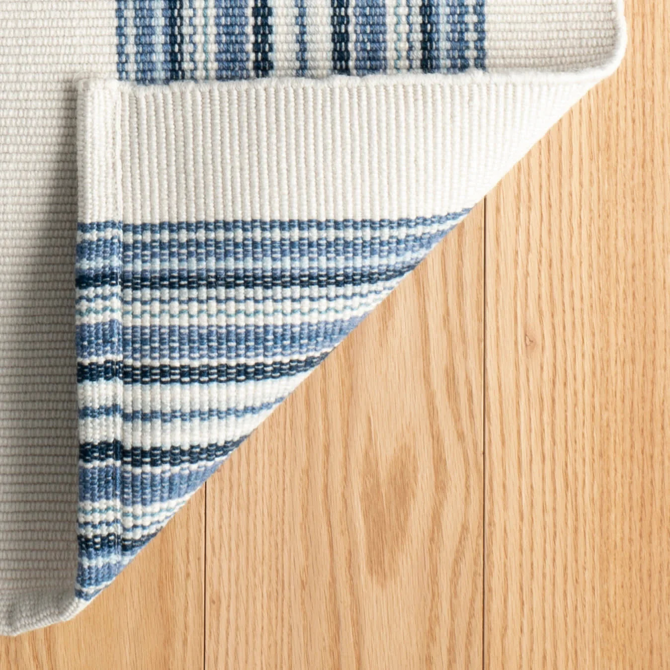 Road Runner Handwoven Indoor/Outdoor Rug | Blue - Image 6
