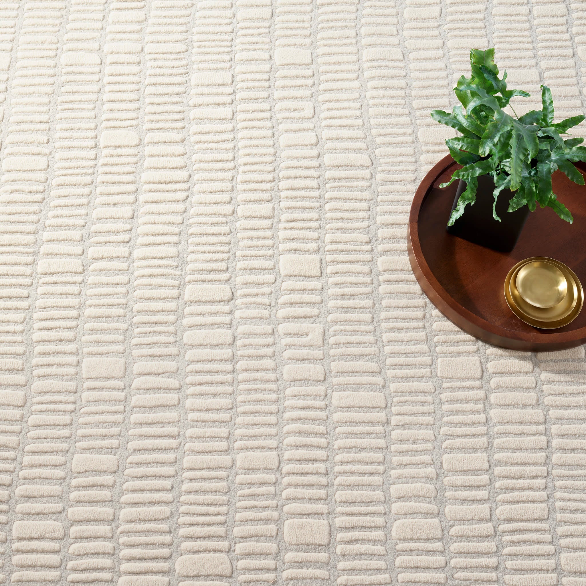 Roark Hand Tufted Wool Rug | Ivory - Image 4