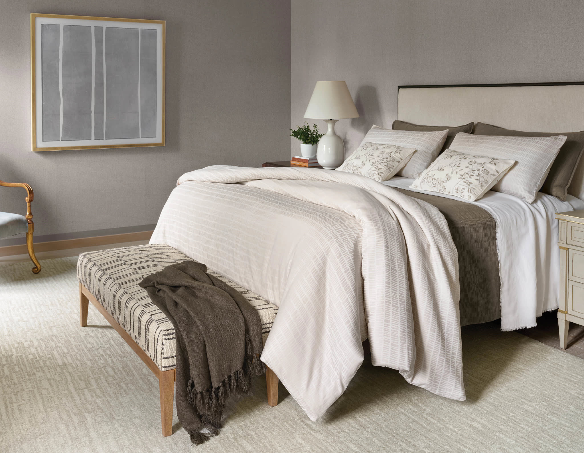 Talus Duvet Cover | Plaster - Image 2