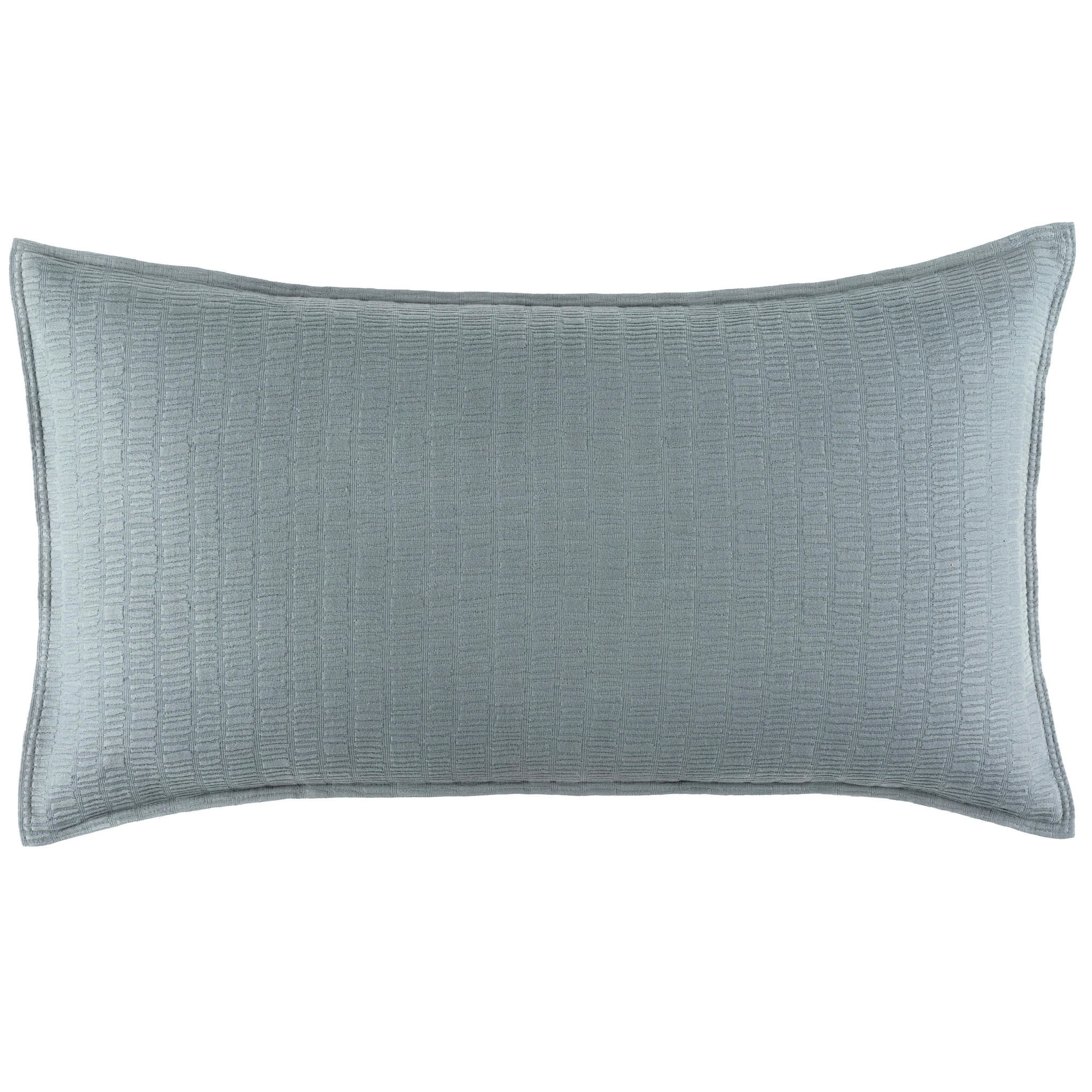 Roark Matelasse Sham | Pewter Blue - Image 5