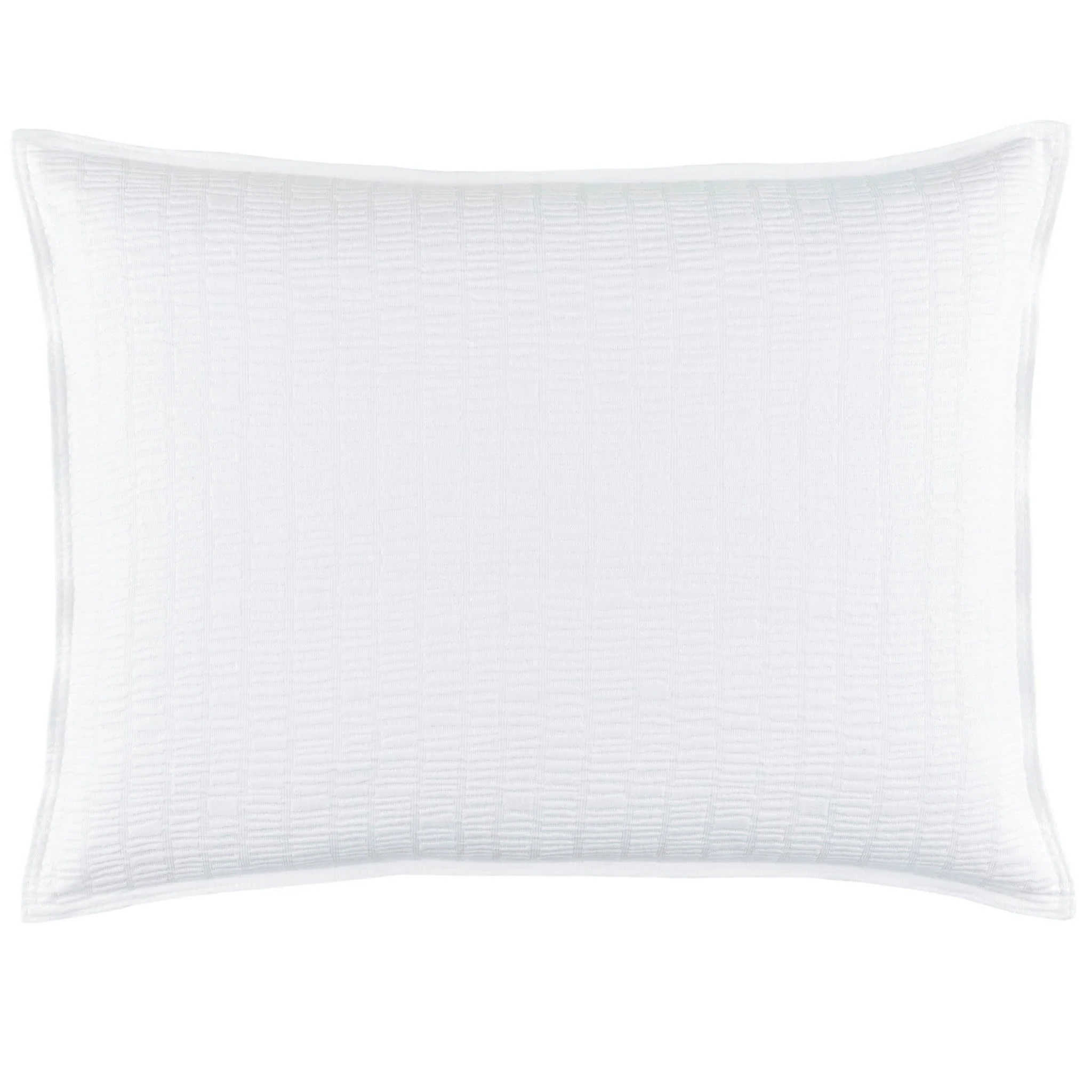 Roark Matelasse Sham | White - Image 3