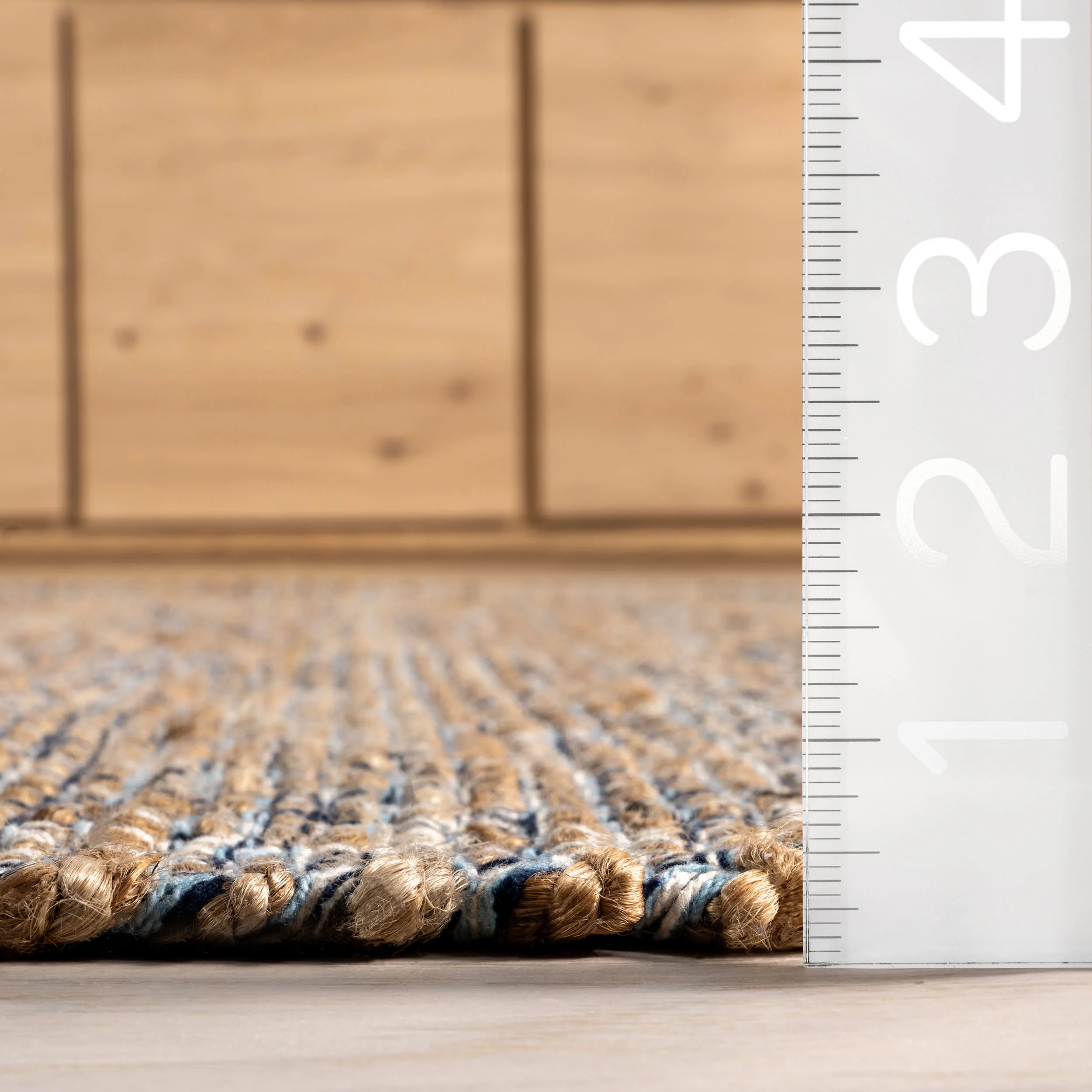 Rooshy Natural Chunky Rug | Natural - Image 4