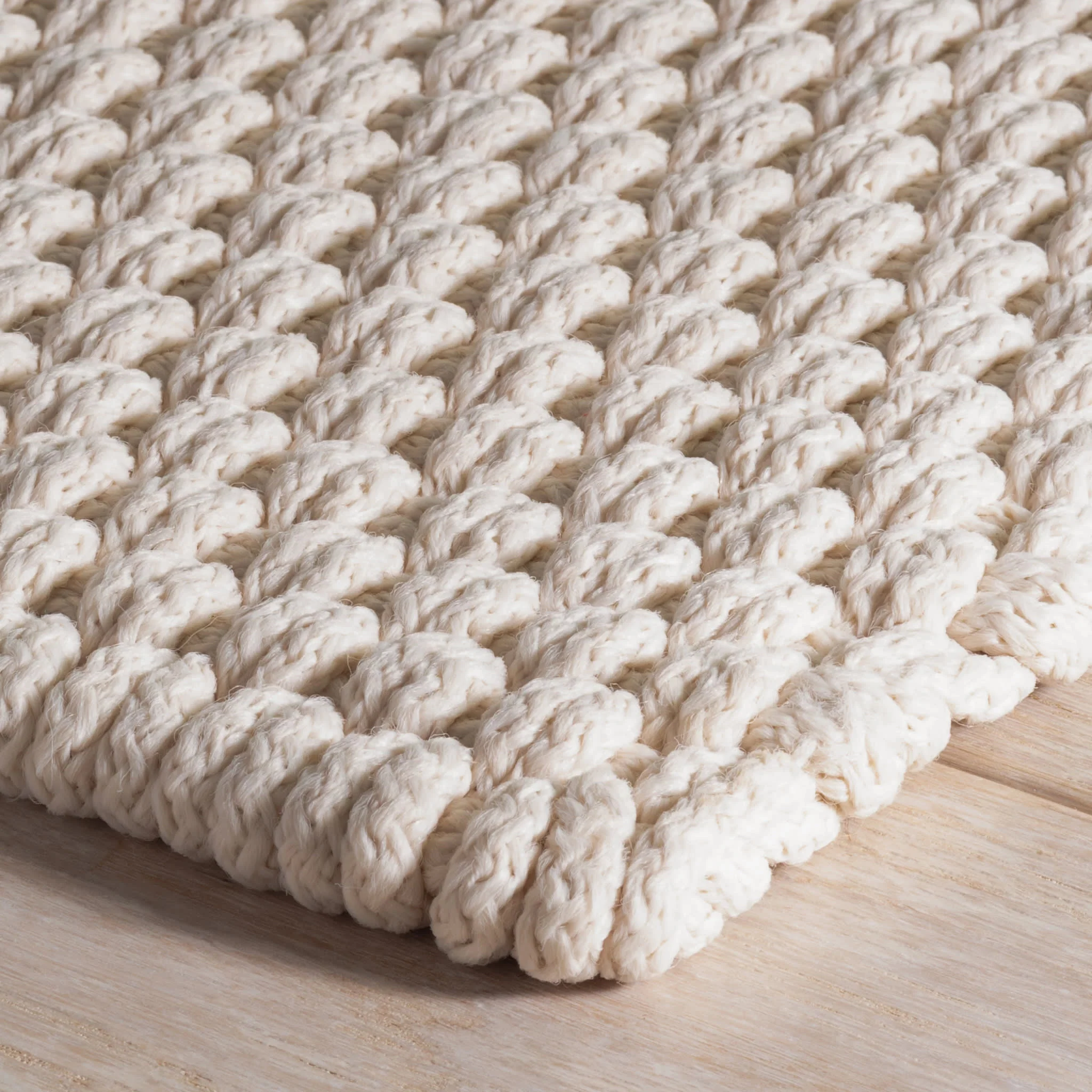Rope Handwoven Indoor/Outdoor Rug | Ivory - Image 3