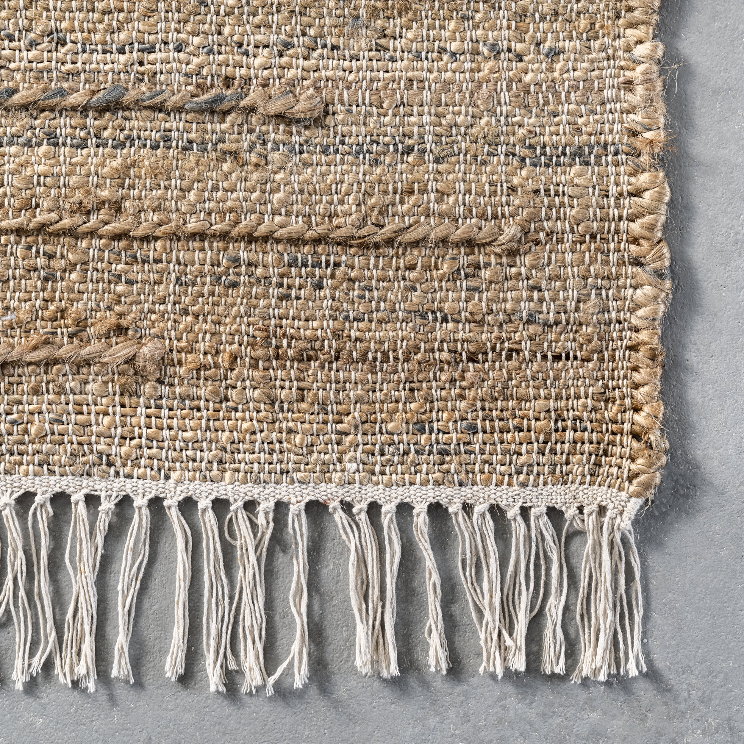 Rosanna Jute Crosshatch Rug | Natural - Image 3
