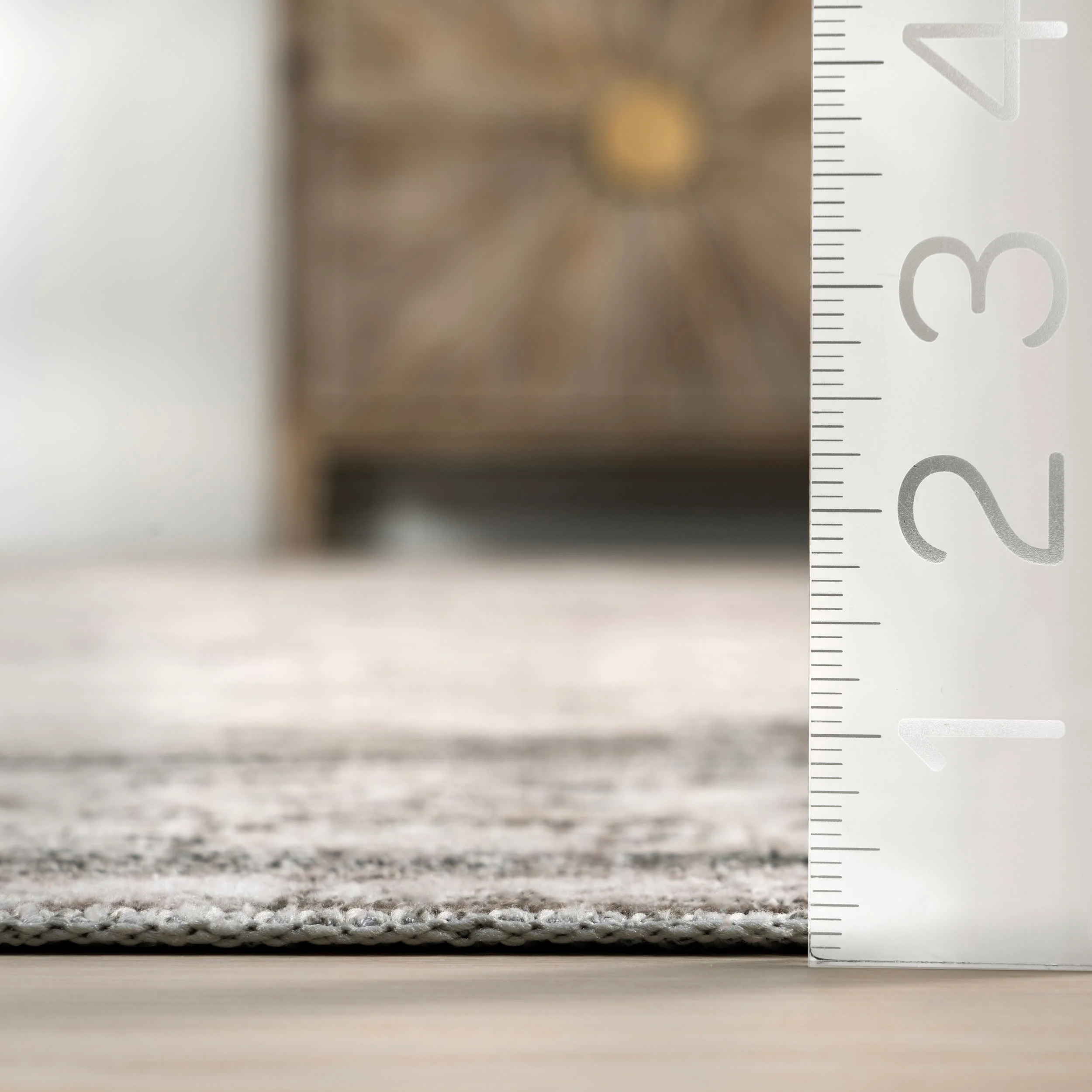 Rosewood Vintage Washable Rug | Ivory - Image 4
