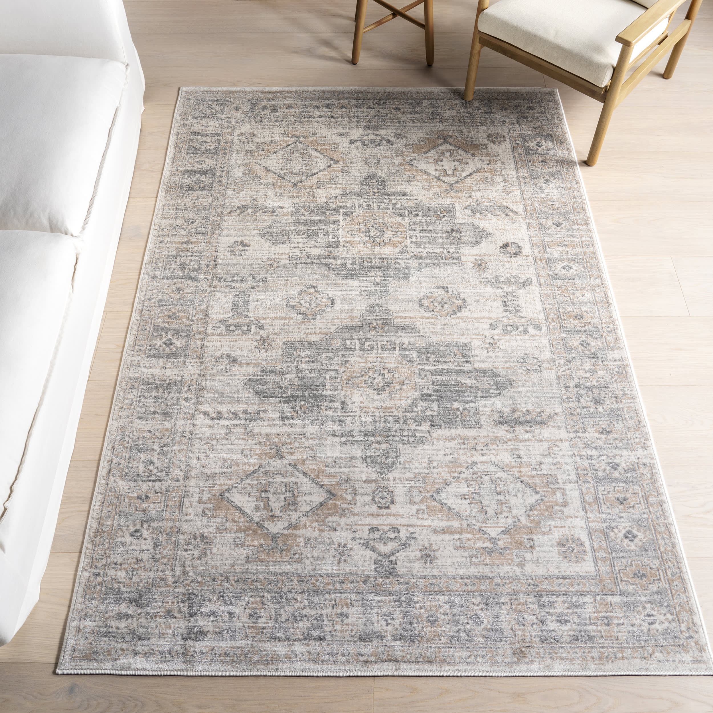Rowyn Medallion Rug | Grey - Image 2