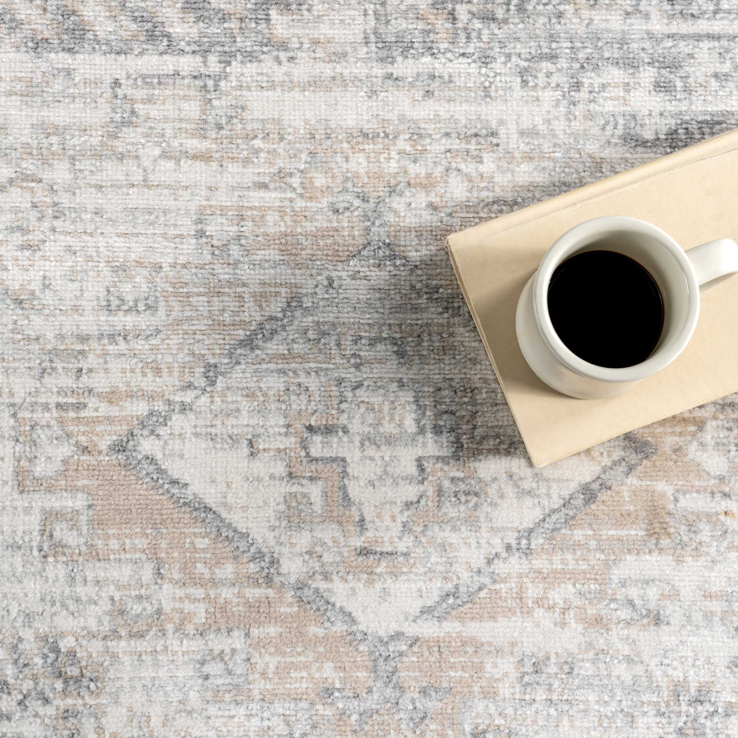 Rowyn Medallion Rug | Grey - Image 8