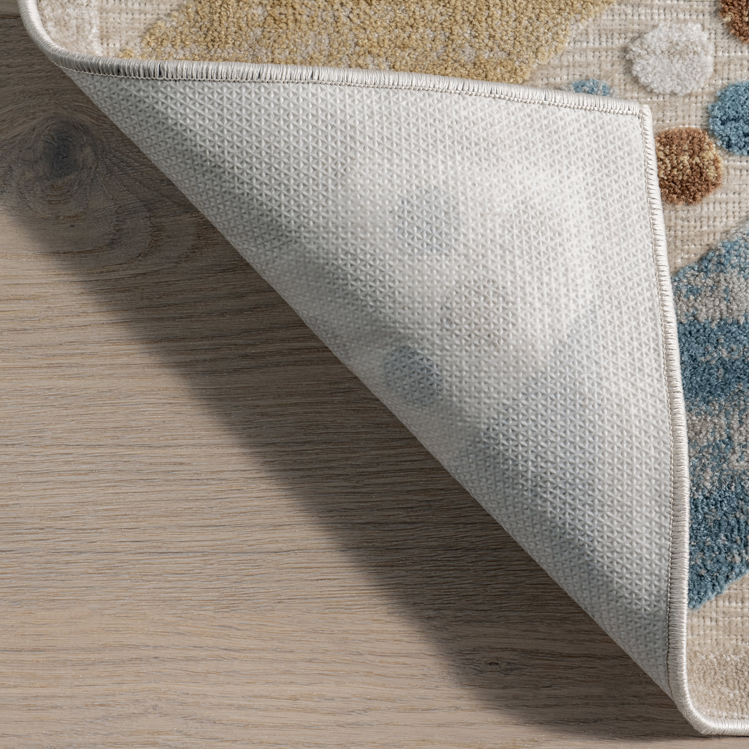 Rozie Kids Washable Colorful Rug | Blue Multicolor - Image 6