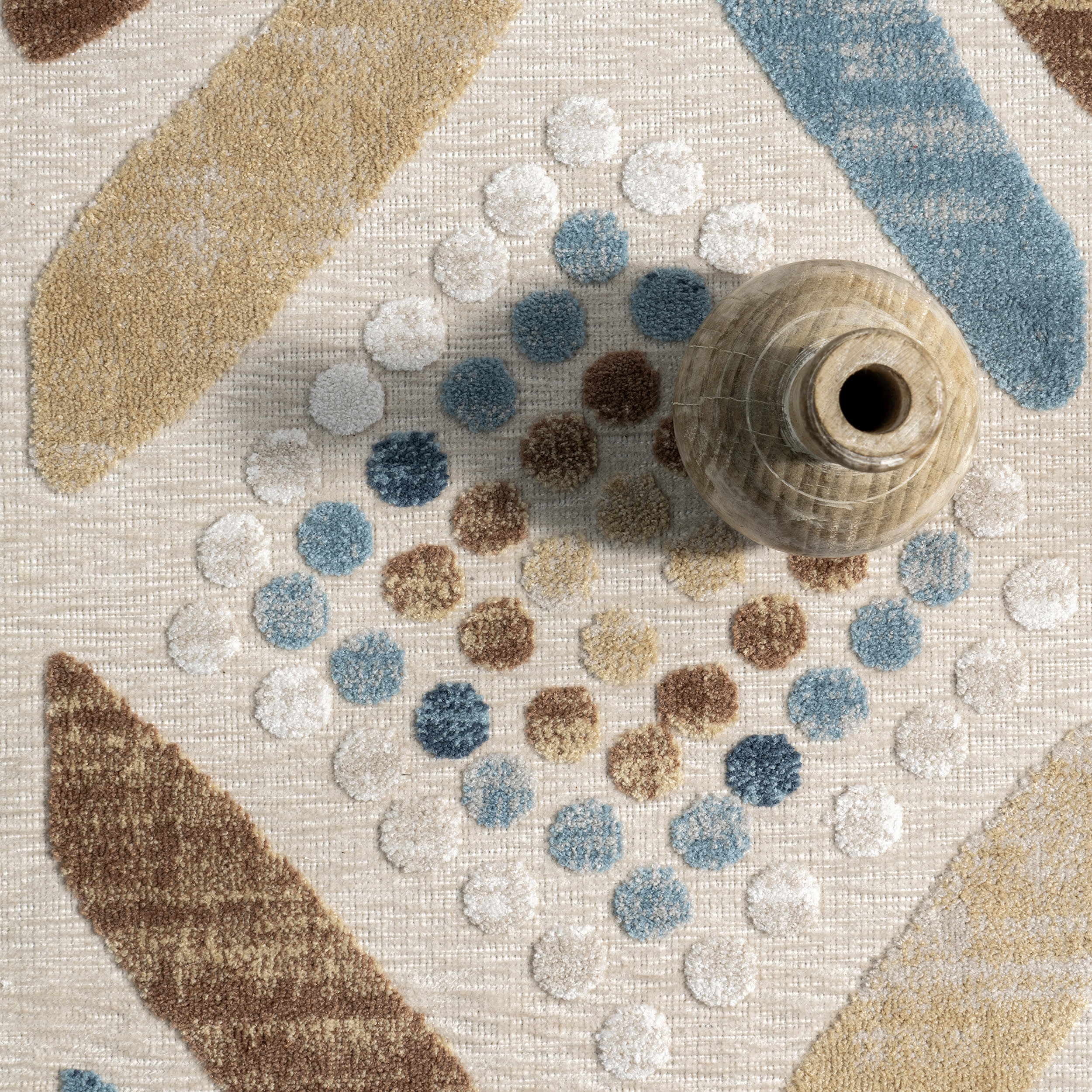 Rozie Kids Washable Colorful Rug | Blue Multicolor - Image 7