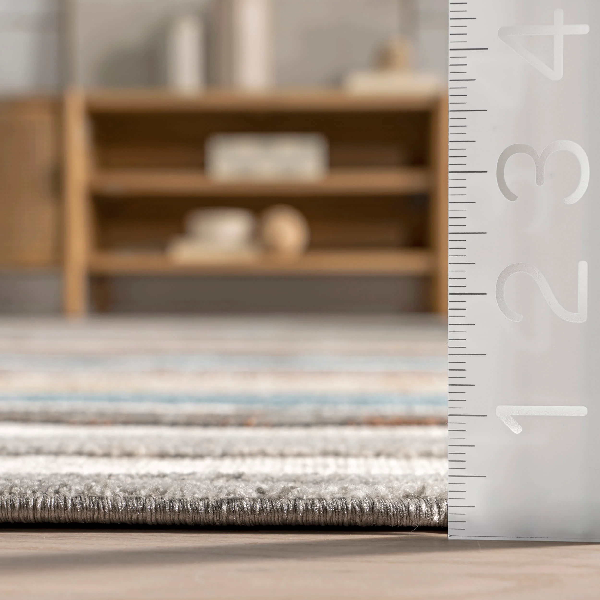 Rubie Kids Washable Striped Rug | Multicolor - Image 5