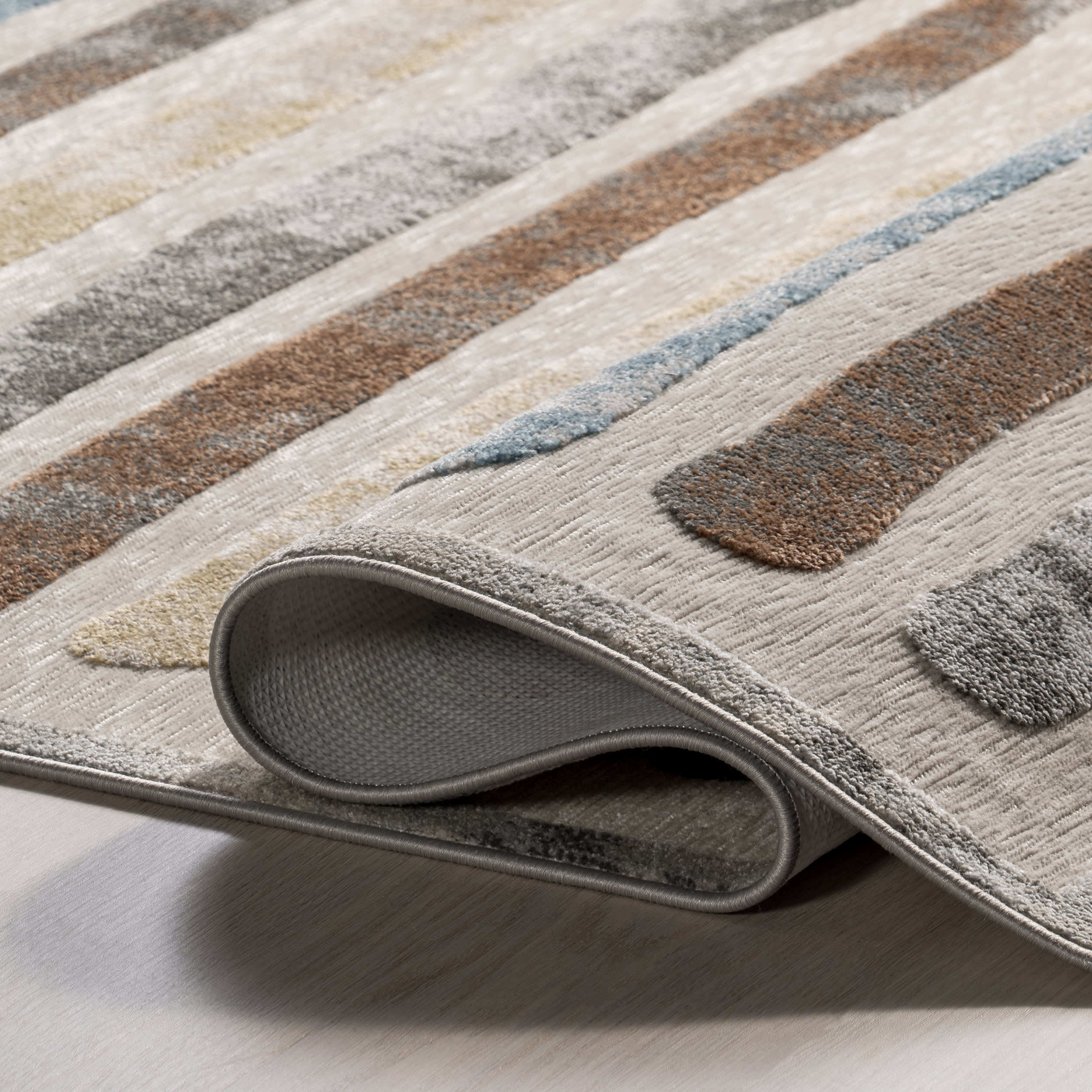 Rubie Kids Washable Striped Rug | Multicolor - Image 8