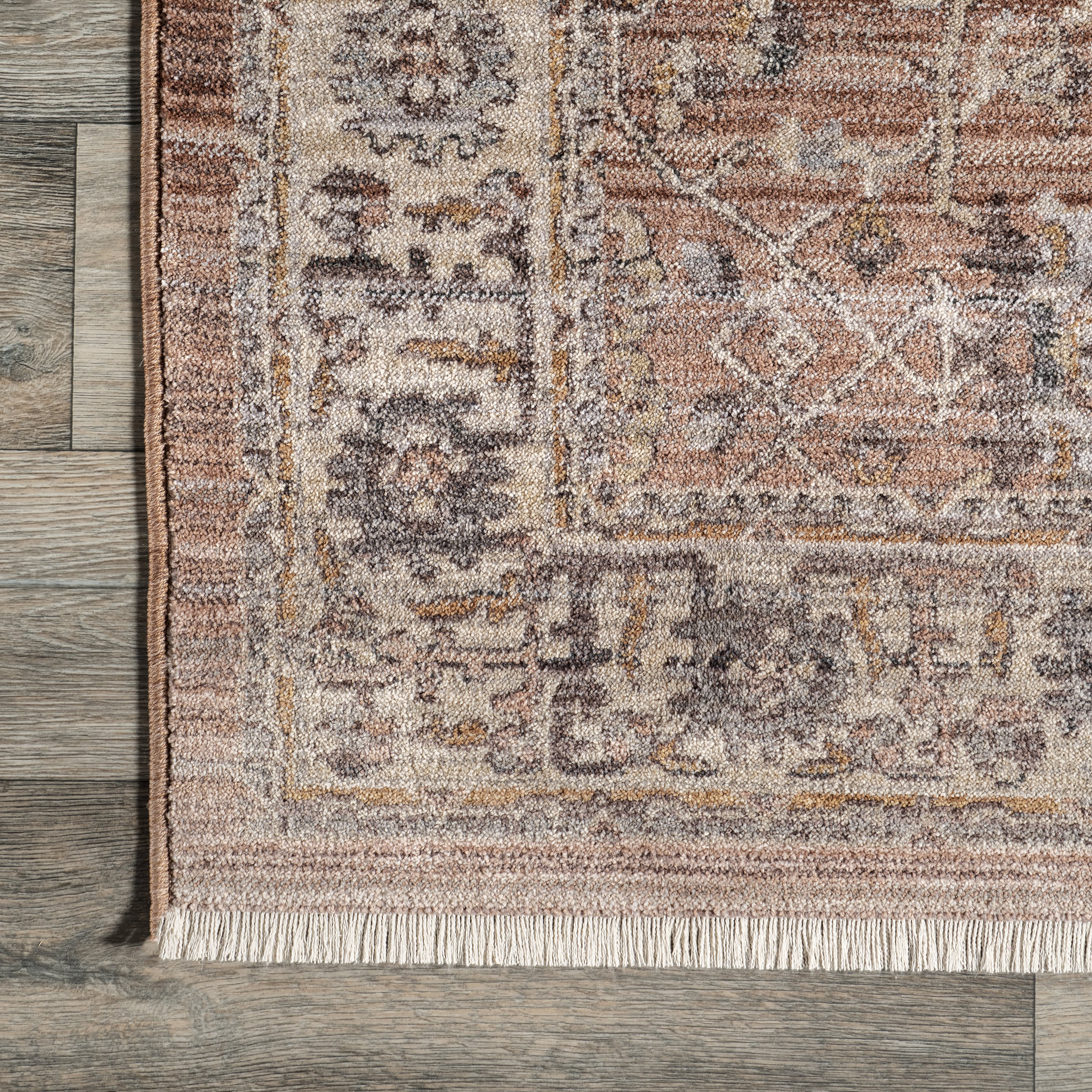 Rubiosa Antique Persian Rug | Rust - Image 3