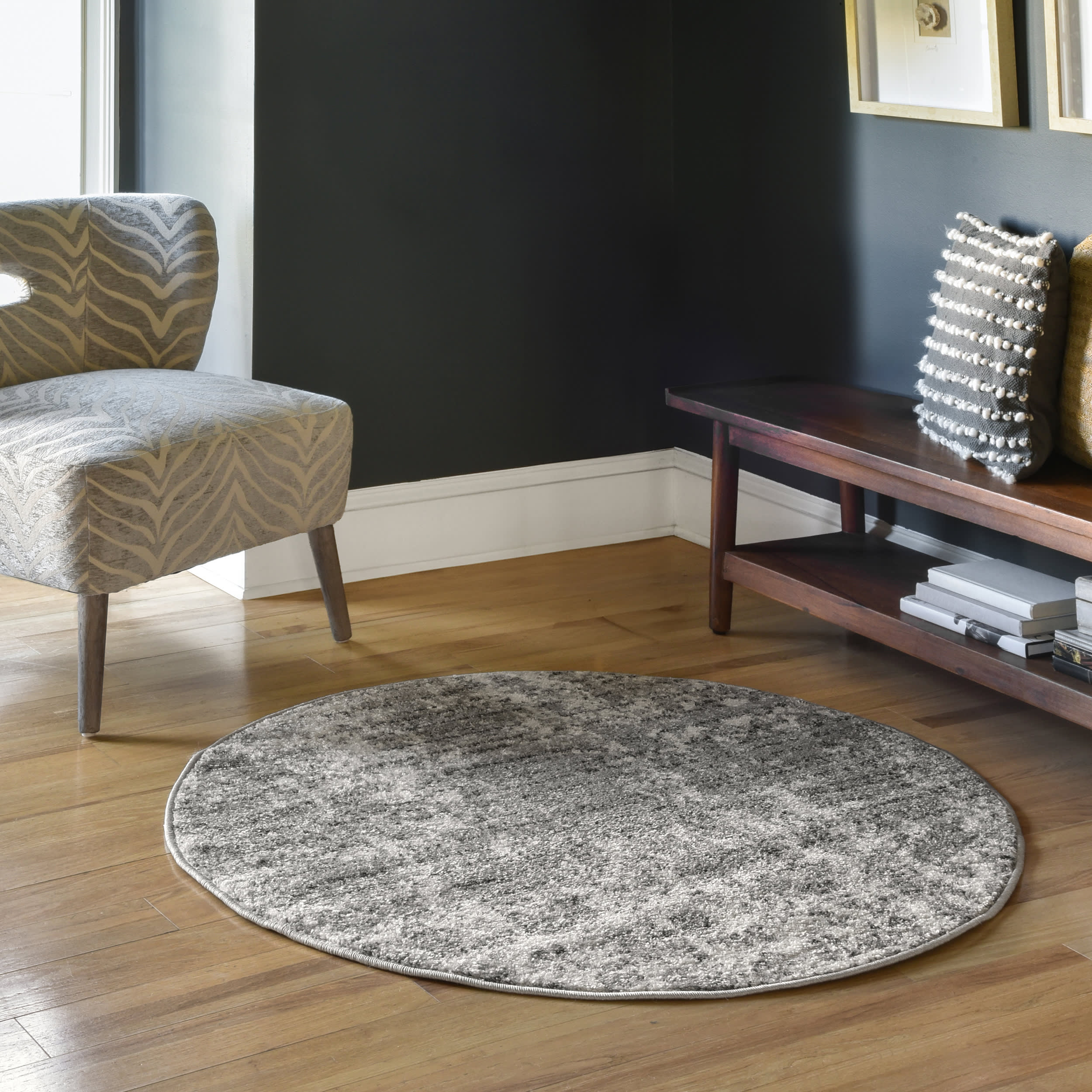 Ruby Distressed Mist Rug | Grey - Image 2
