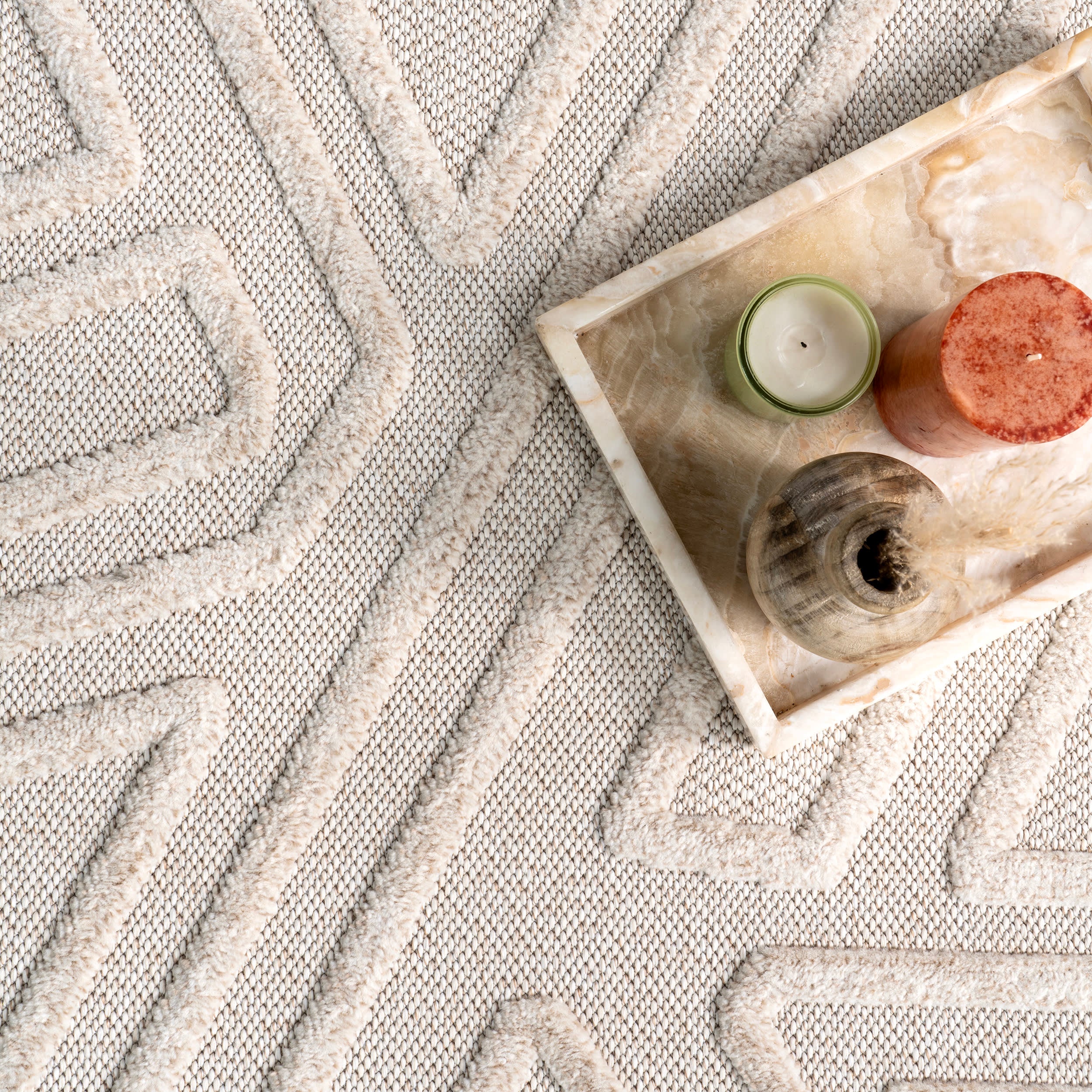 Rue Geometric Arrow Rug | Ivory - Image 7