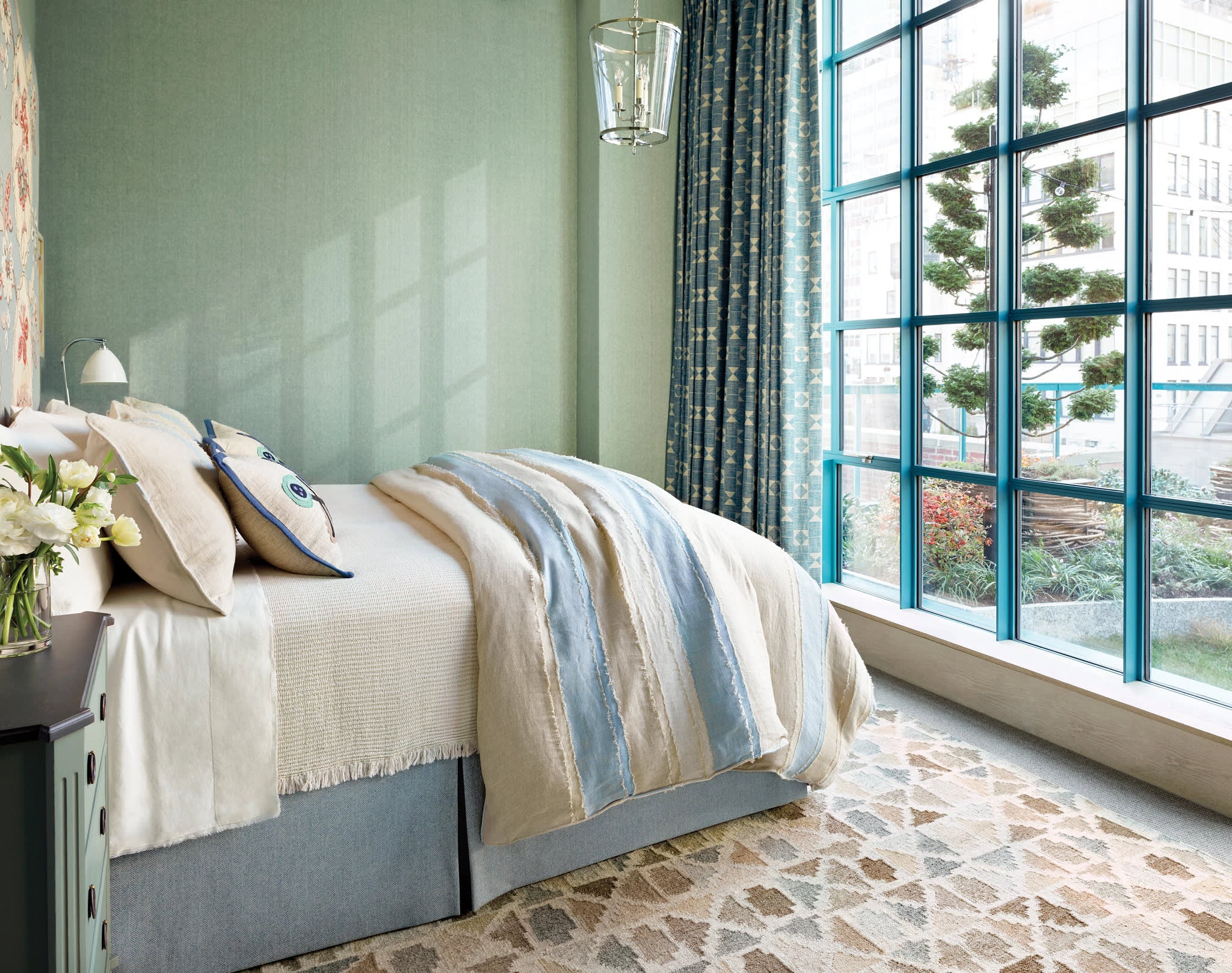 Faye Linen Sham | Dove White - Image 2
