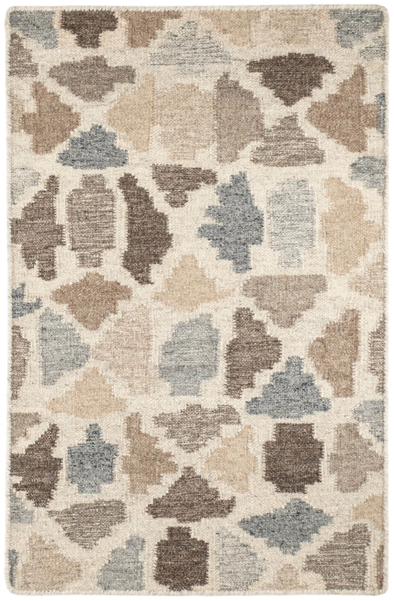 Rufus Stone Kilim Handwoven Wool Rug | Natural - Image 7