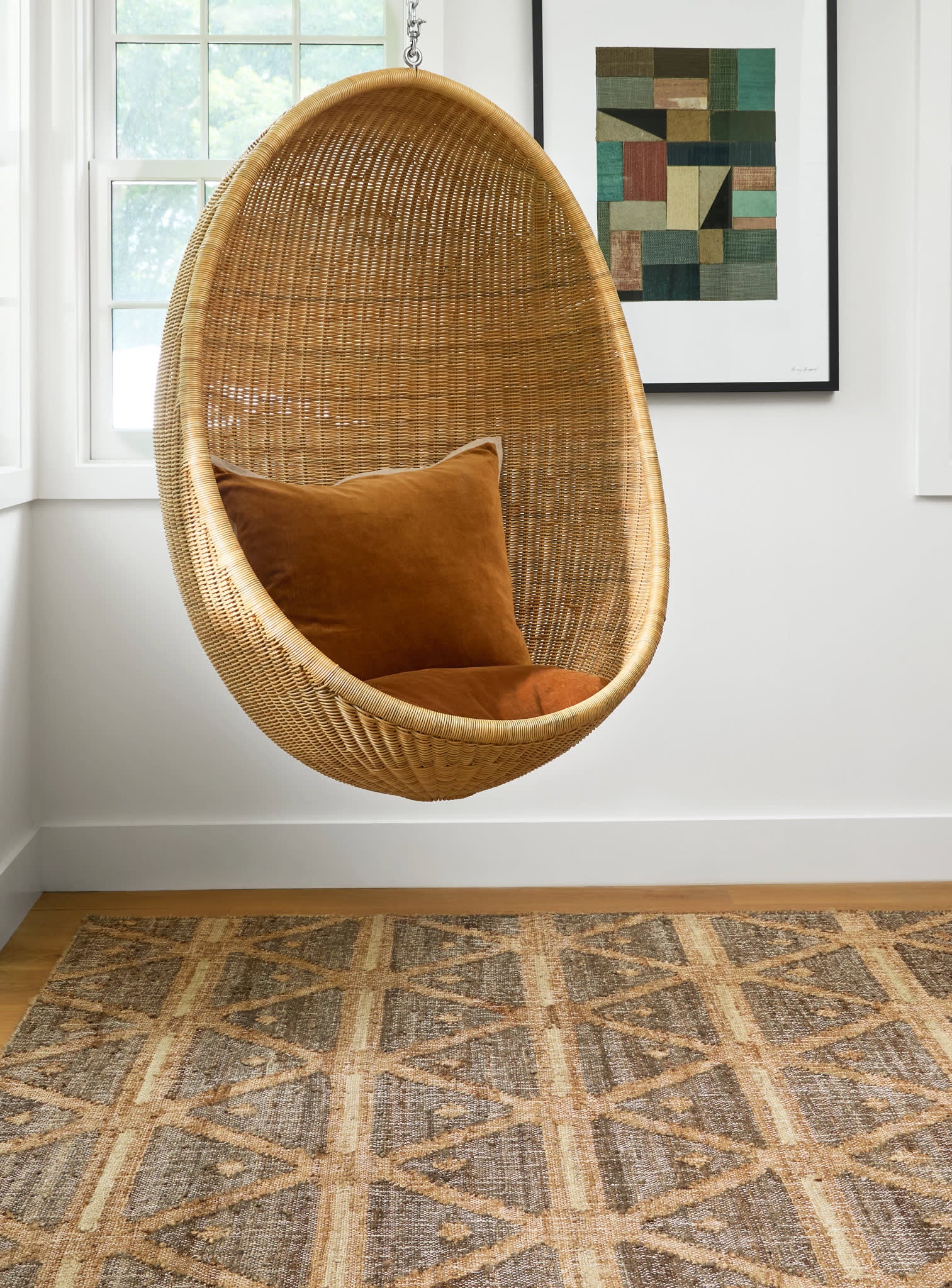 Rumi Handwoven Jute Rug | Brown - Image 5