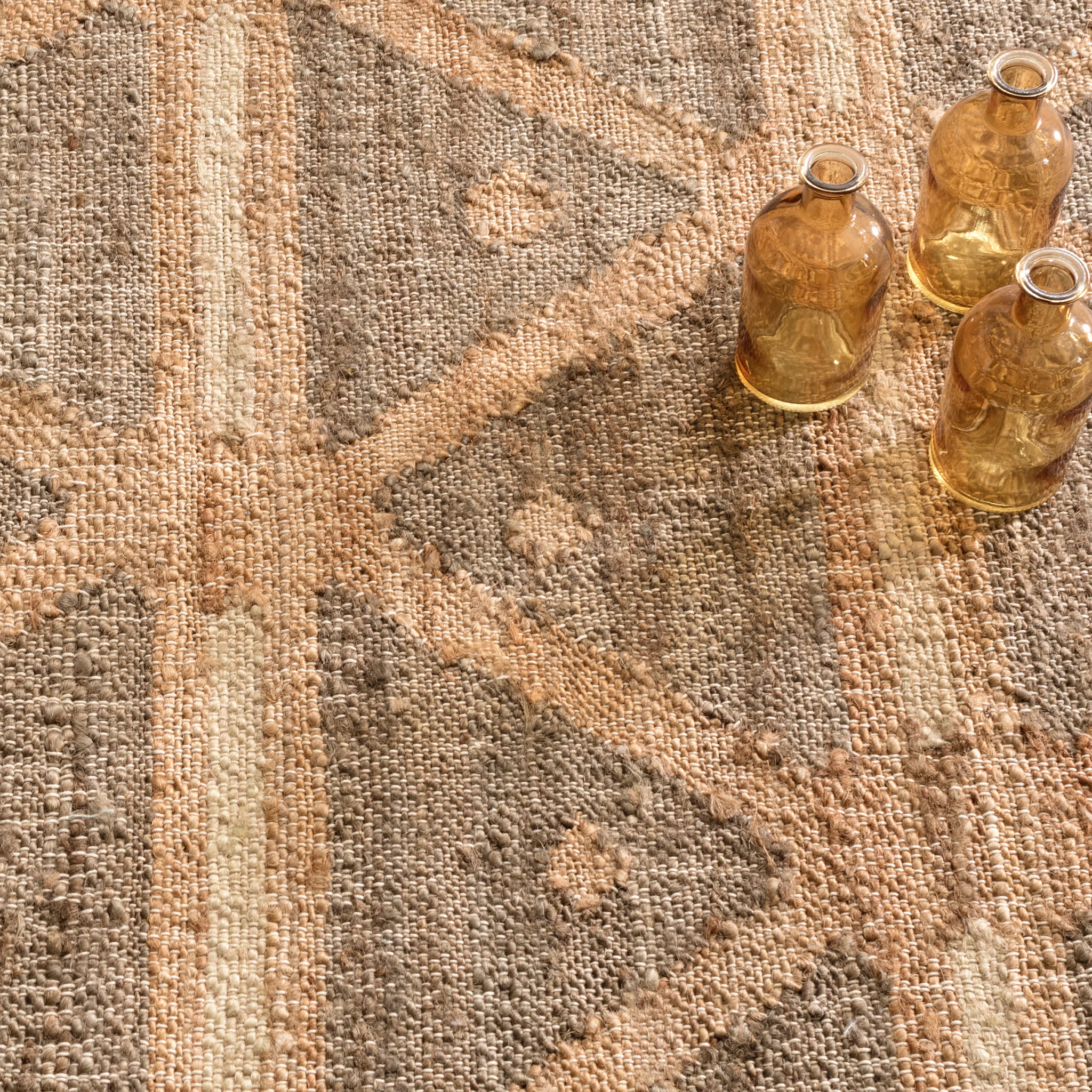 Rumi Handwoven Jute Rug | Brown - Image 6