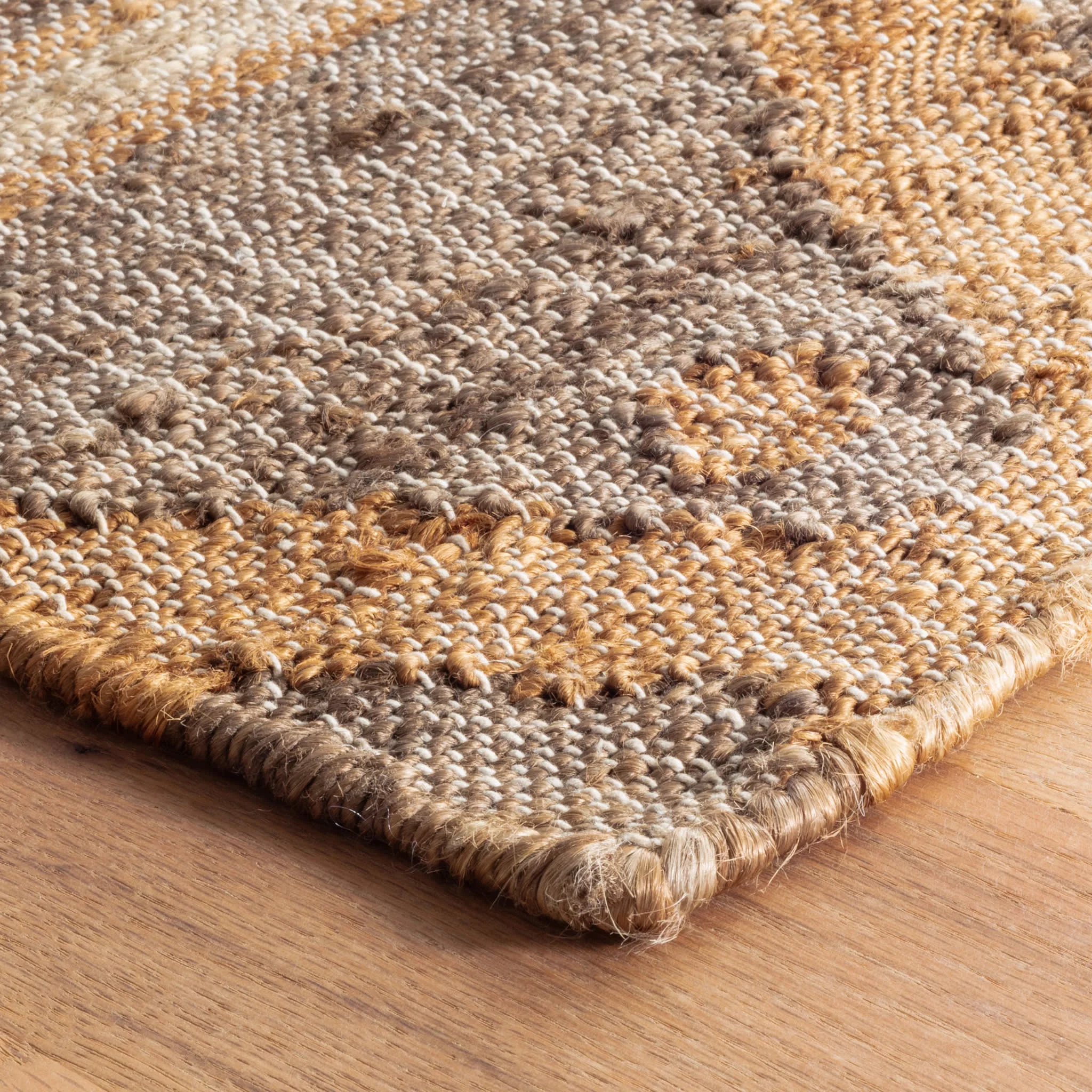 Rumi Handwoven Jute Rug | Brown - Image 8