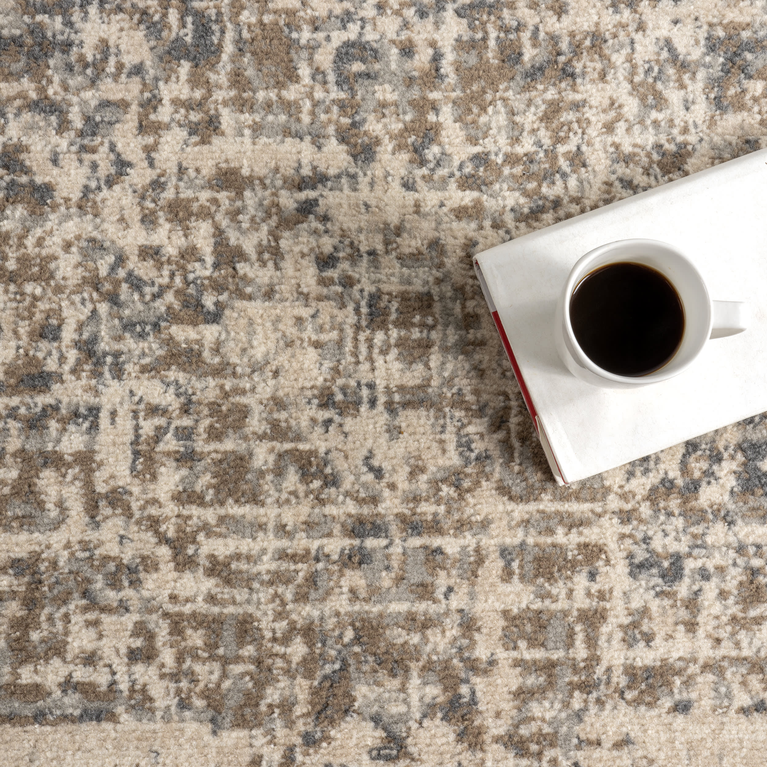 Rumiya Medallion Rug | Beige - Image 8