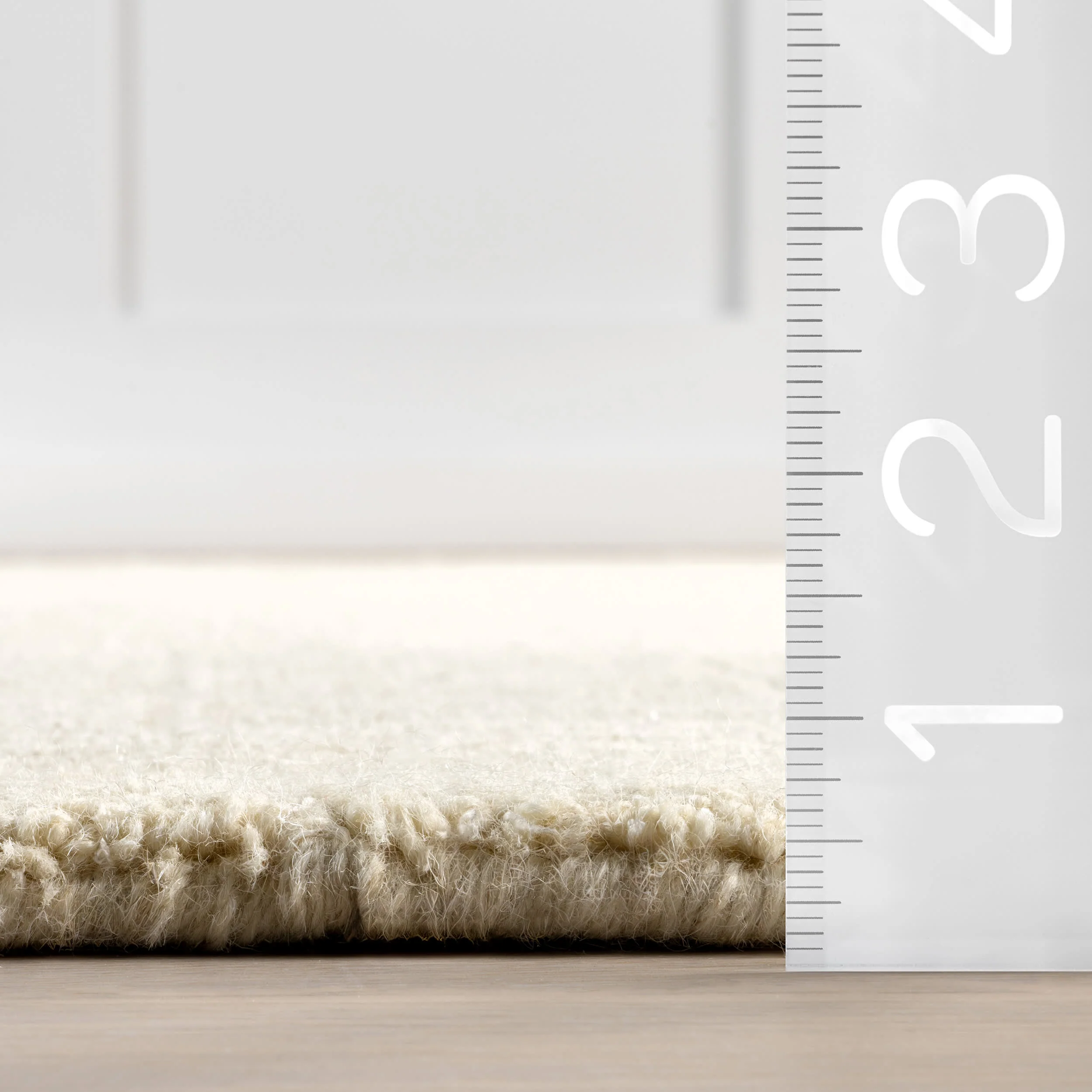 Rune Bordered Wool-Blend Rug | Cream - Image 5