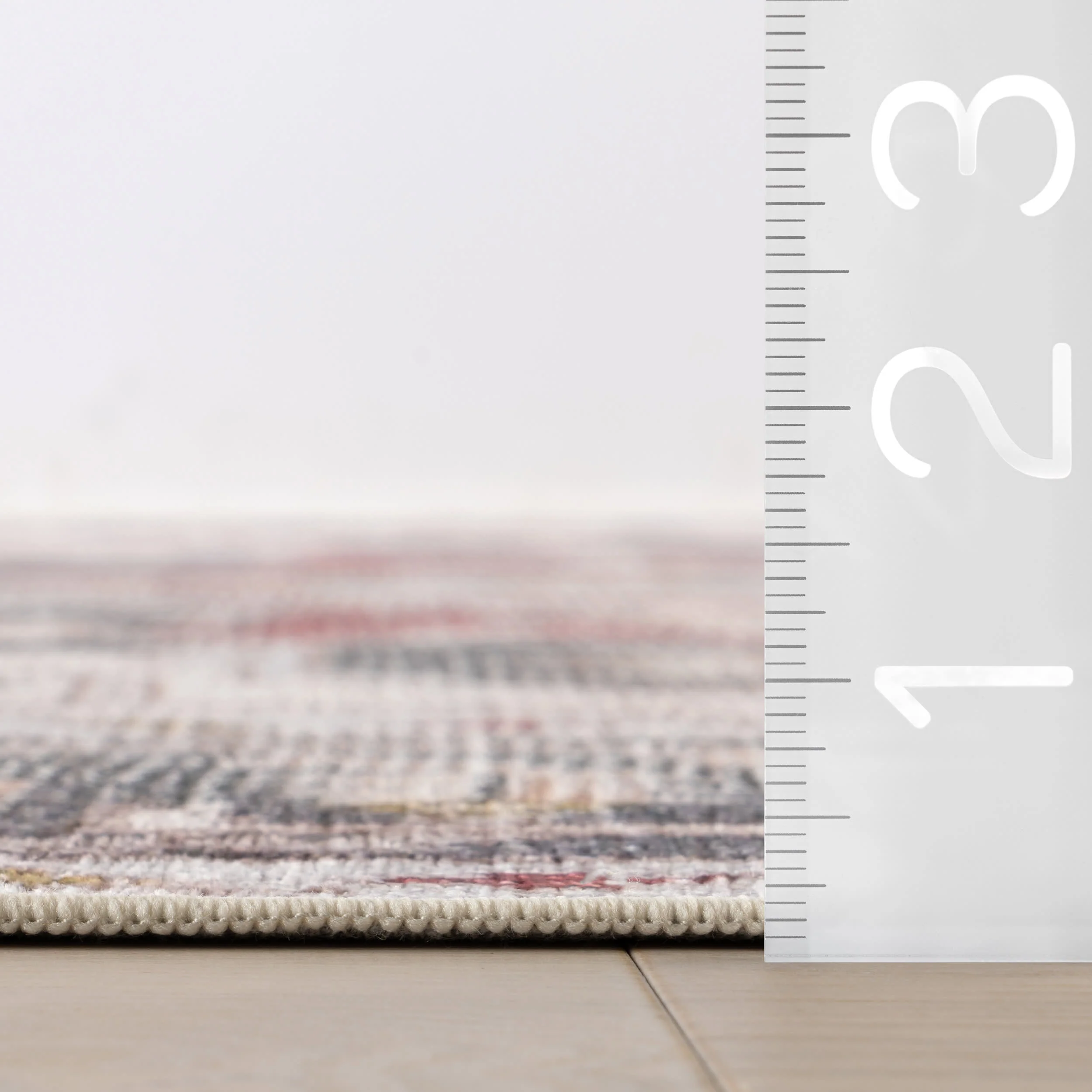 Runic Medallion Spill Proof Washable Rug | Brick - Image 6