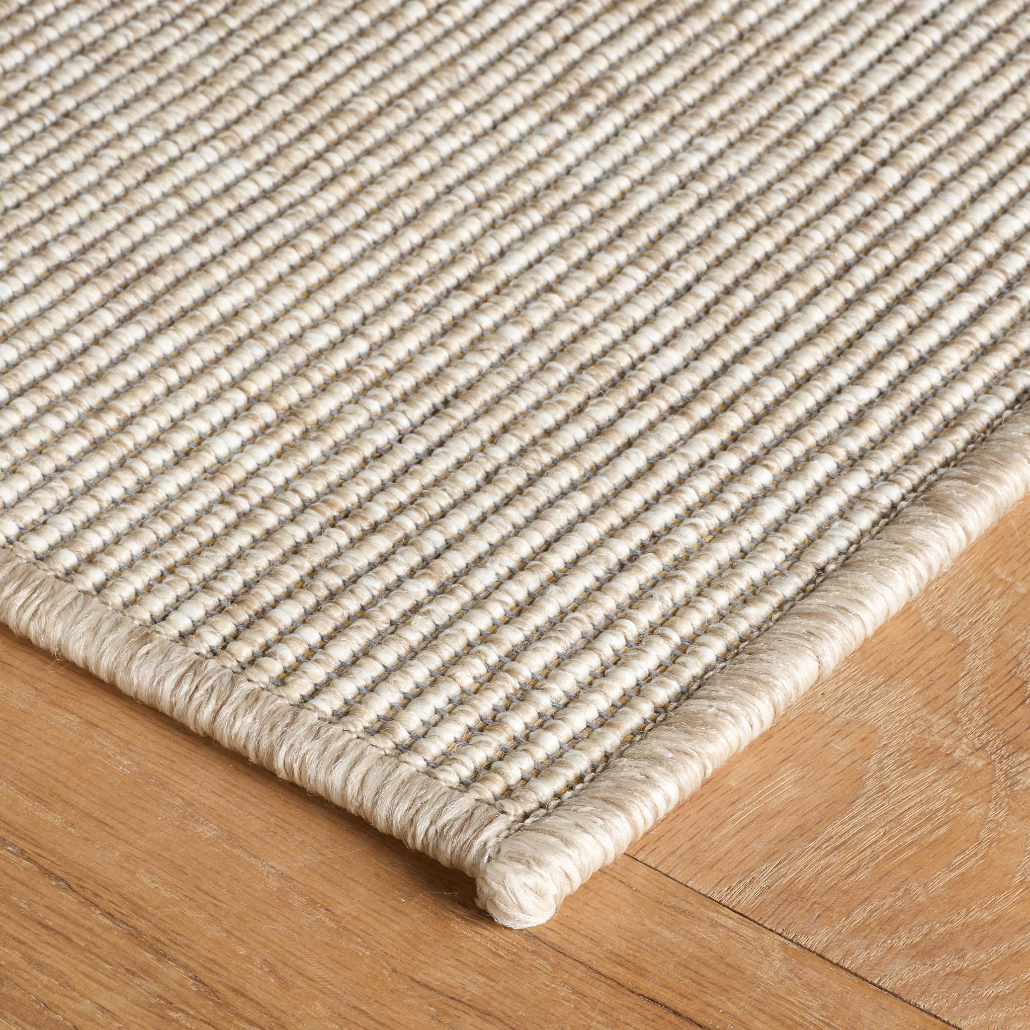 Russell Woven Indoor/Outdoor Custom Rug | Khaki - Image 5