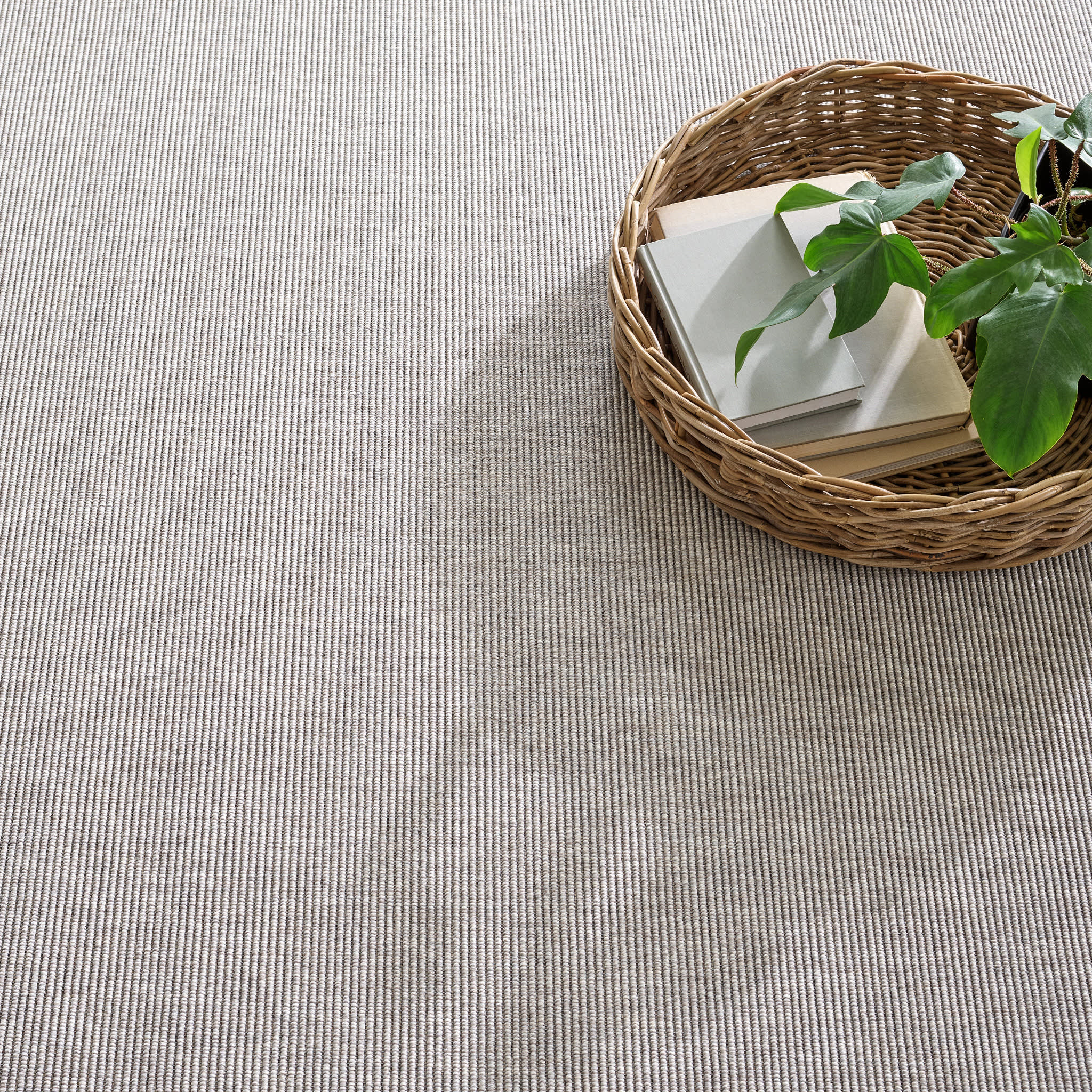 Russell Woven Indoor/Outdoor Custom Rug | Platinum - Image 2