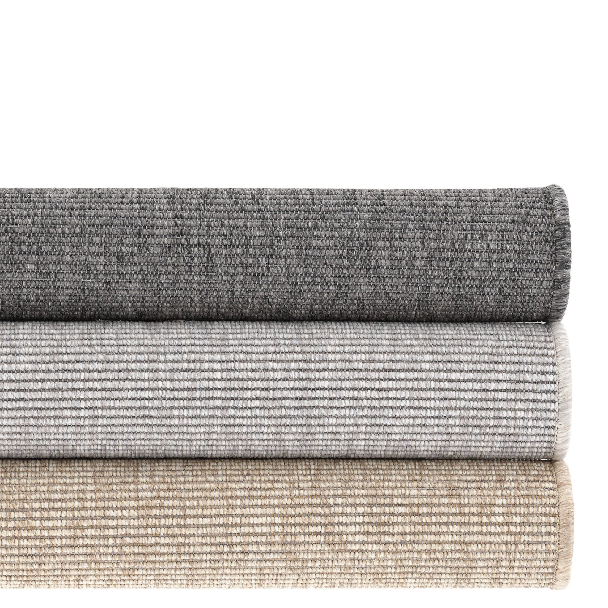 Russell Woven Indoor/Outdoor Custom Rug | Charcoal - Image 6