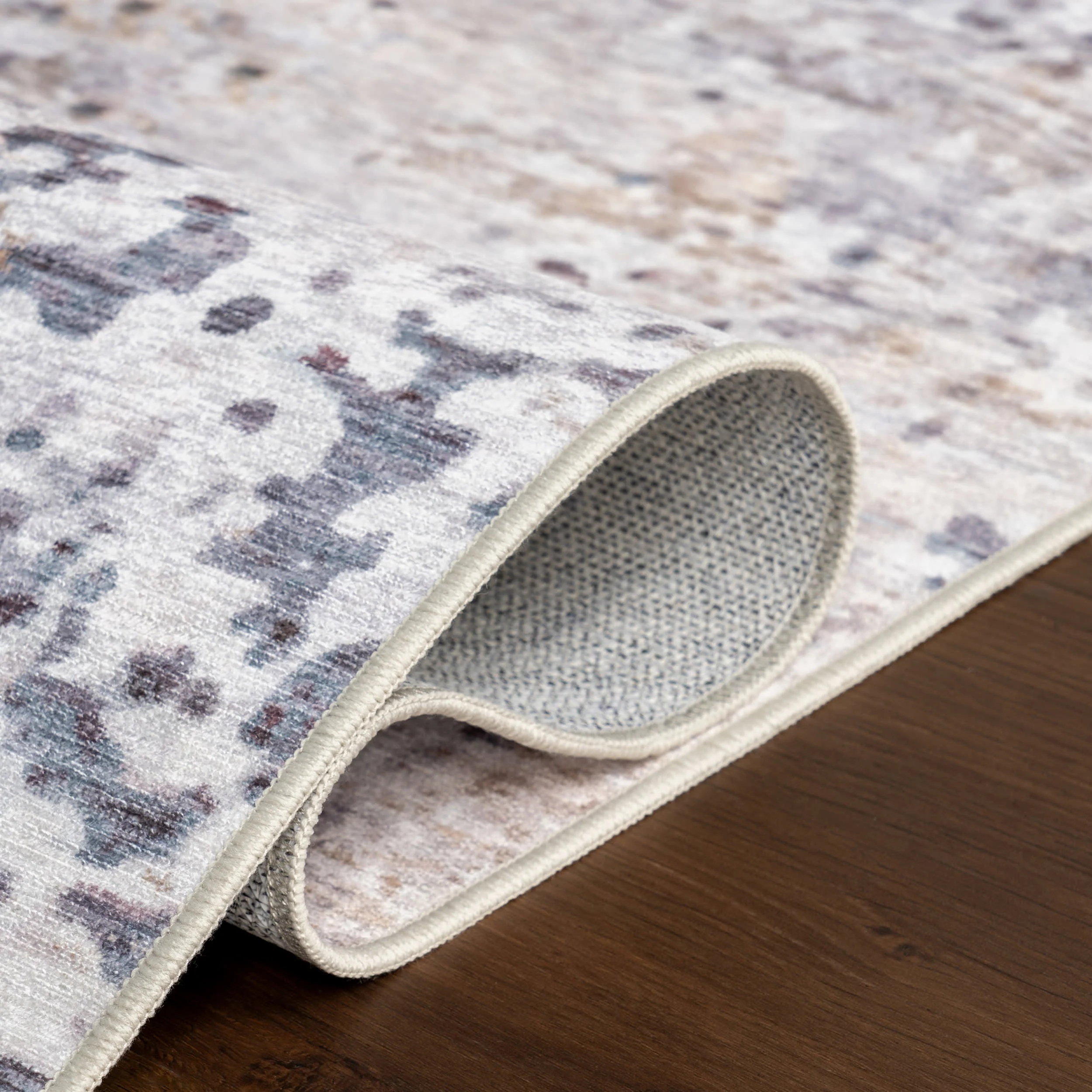 Ruth Splatter Spill Proof Washable Rug | Ivory - Image 11