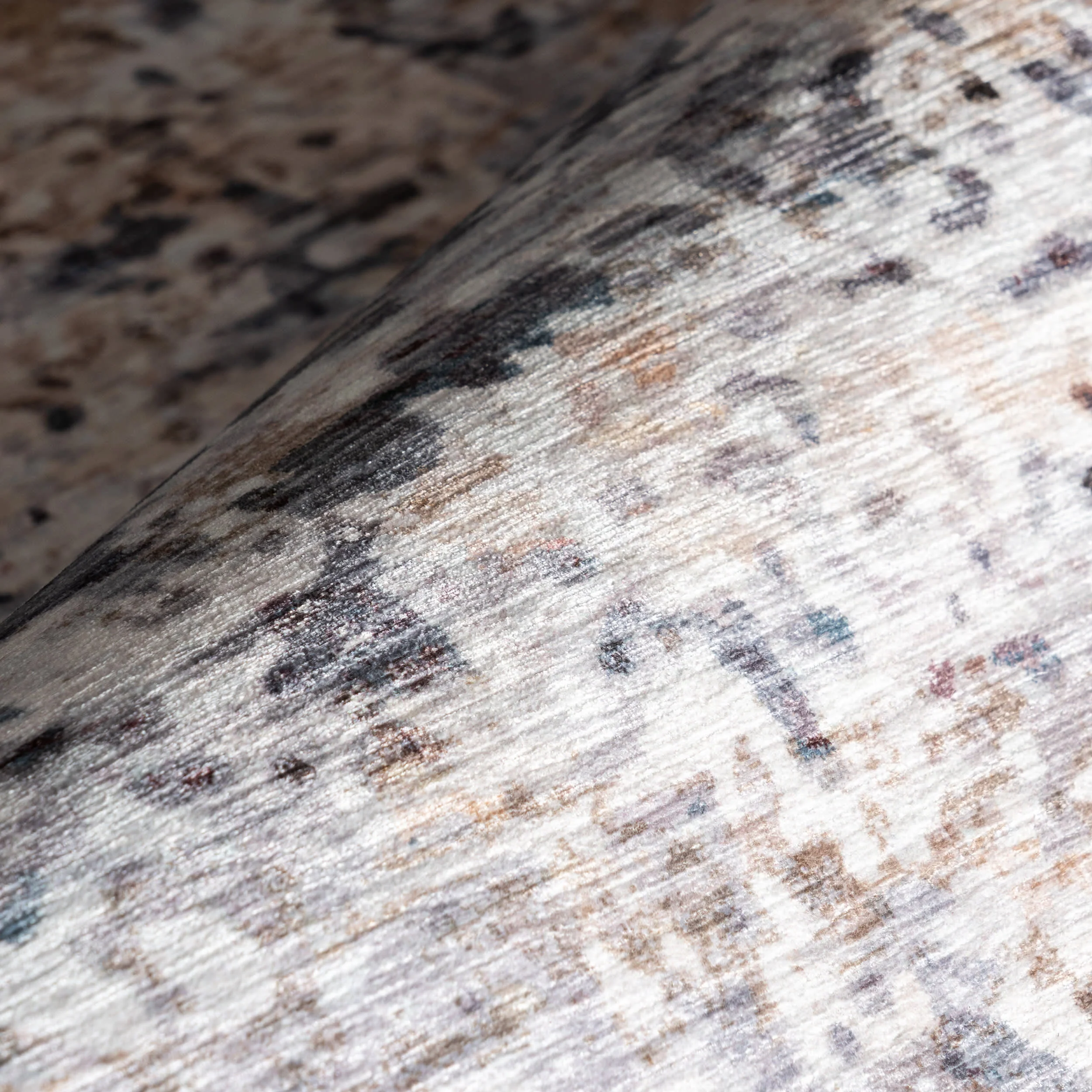 Ruth Splatter Spill Proof Washable Rug | Ivory - Image 3