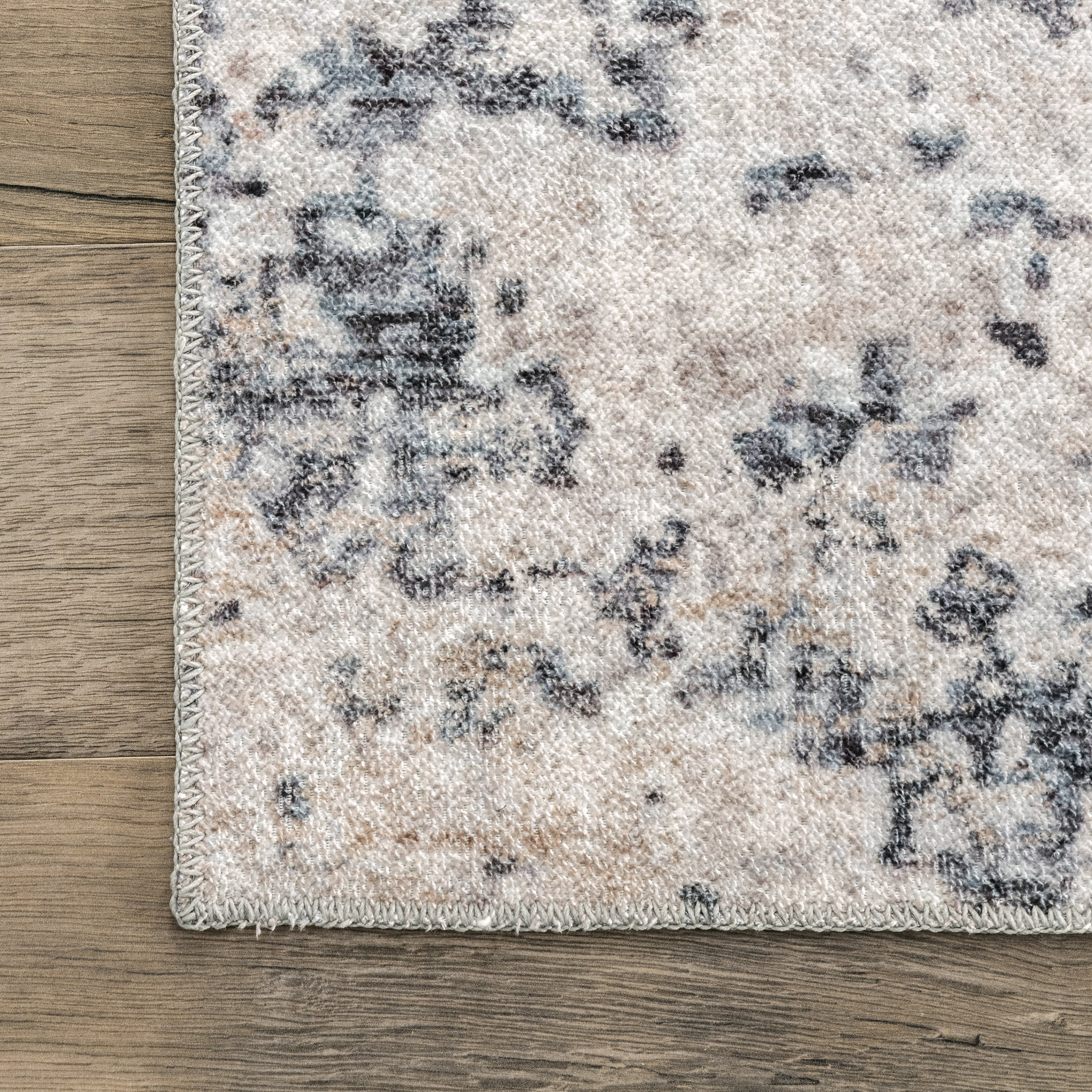 Ruth Washable Splatter Rug | Ivory - Image 3