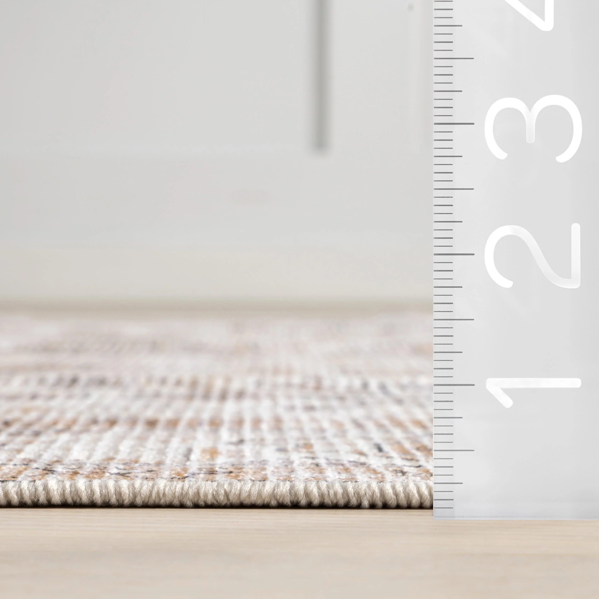 Rylan Medallion Spill Proof Washable Rug | Beige - Image 6