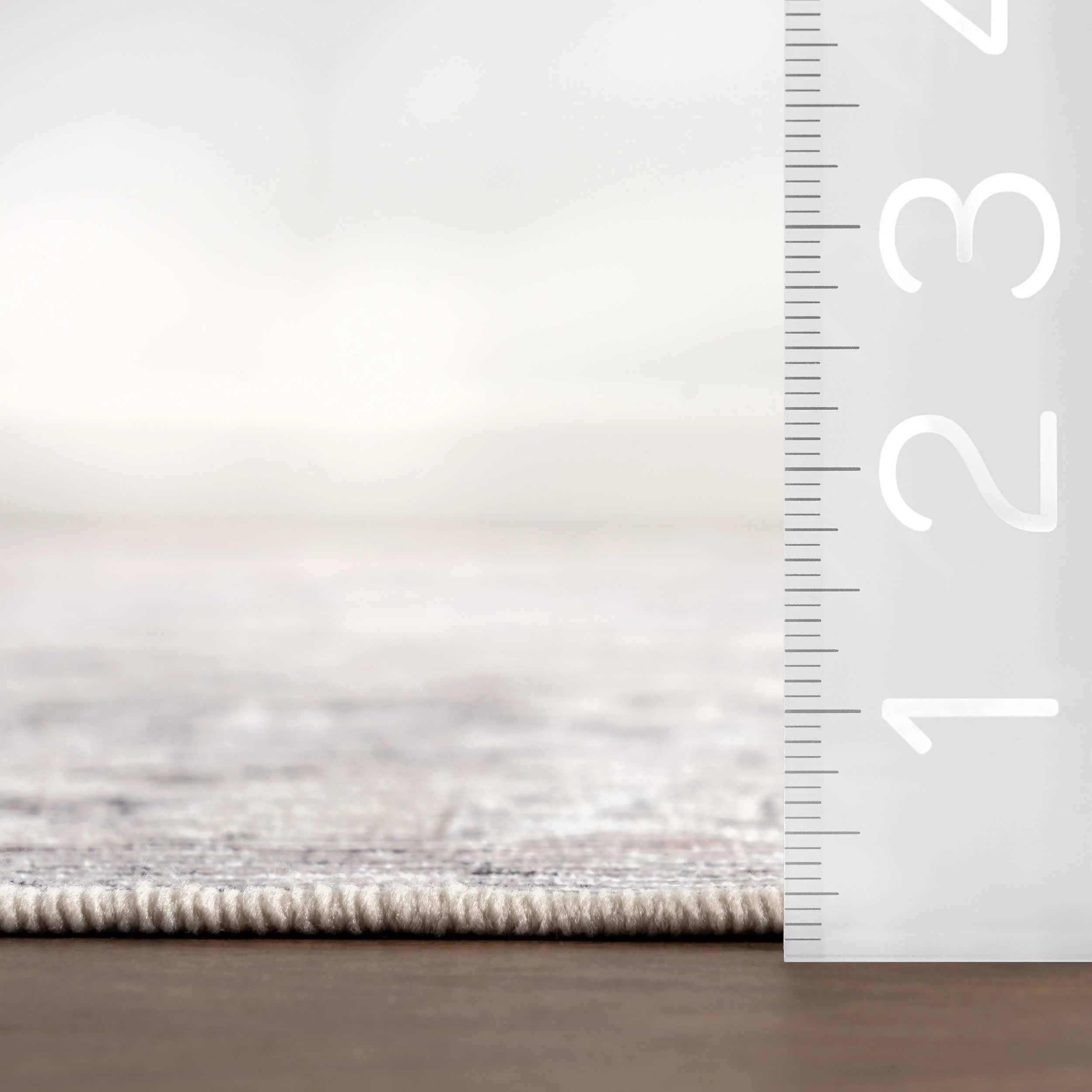 Rylan Medallion Spill Proof Washable Rug | Grey - Image 6