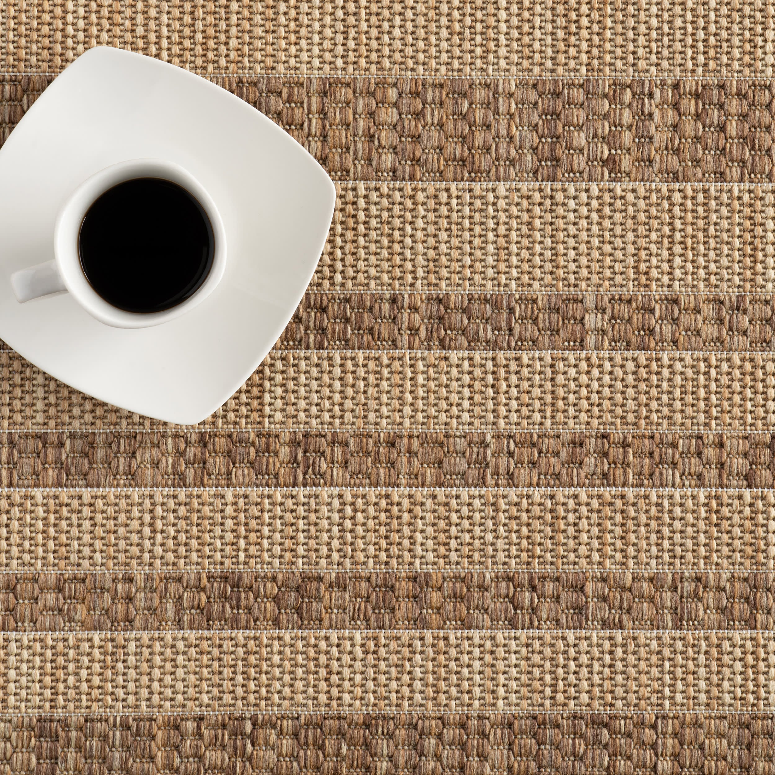 Sabeen Striped Indoor/Outdoor Rug | Light Brown - Image 7