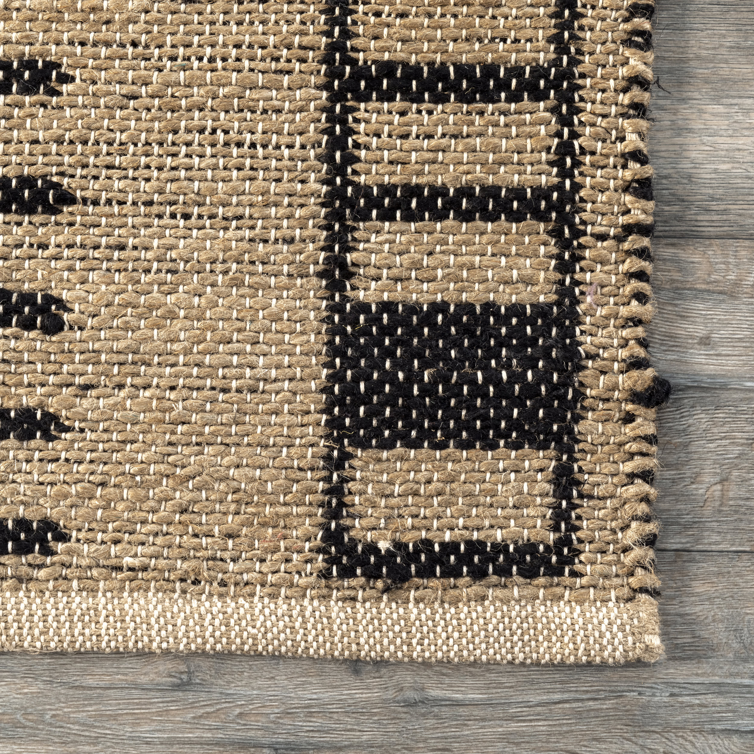 Sabina Jute Geometric Rug | Natural - Image 3
