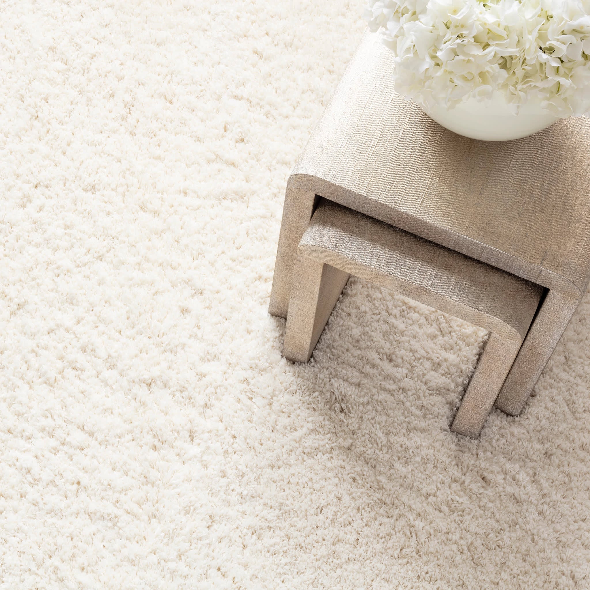 Sadie Woven Performance Custom Rug | Ivory - Image 2