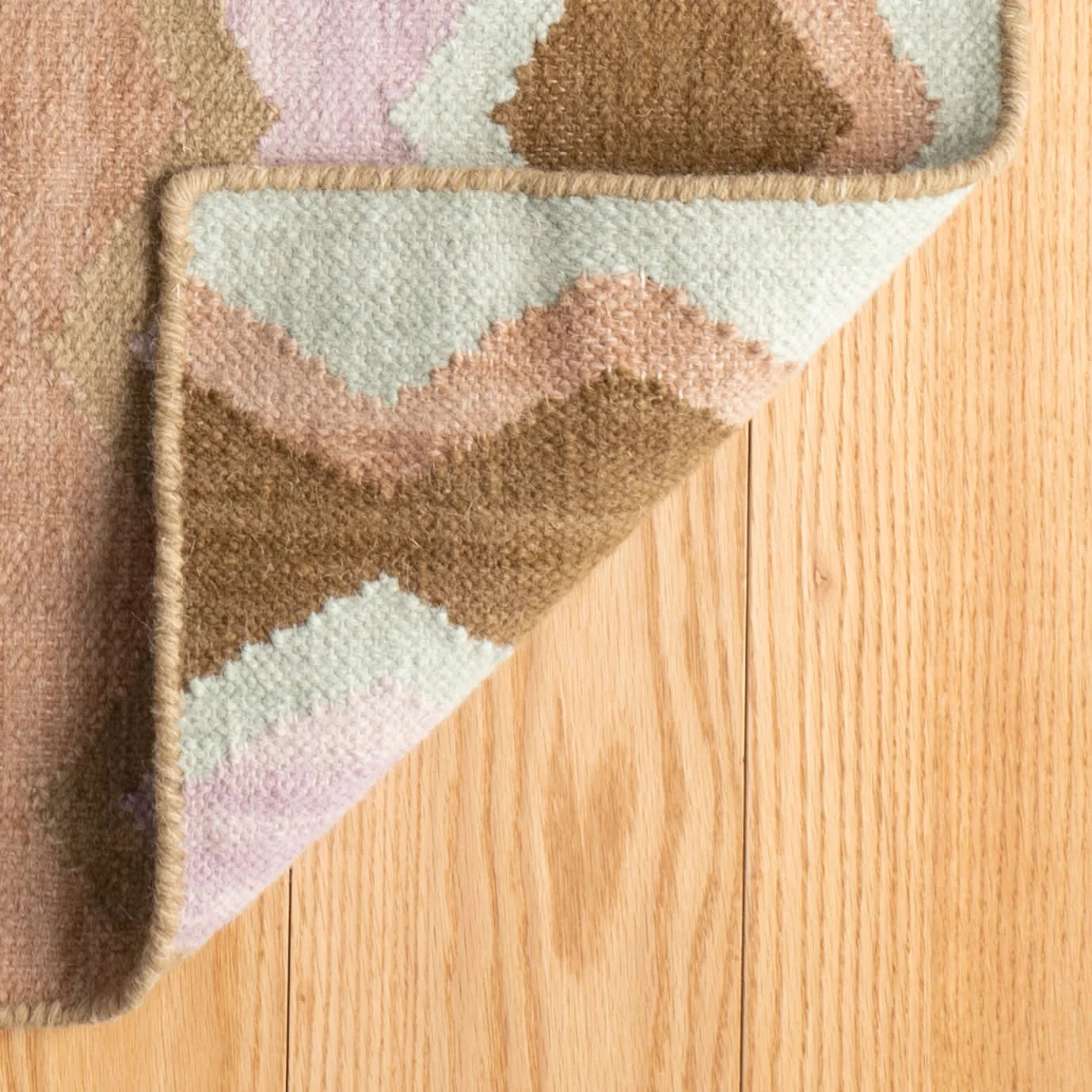 Safety Net Handwoven Wool Rug | Earth - Image 7