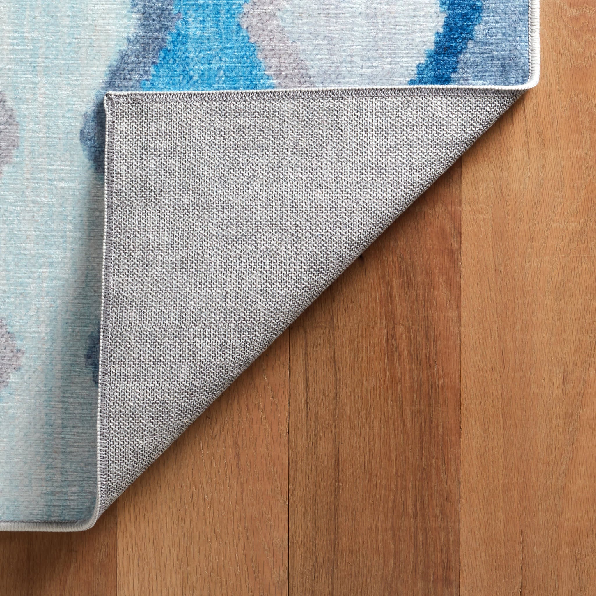 Safety Net Machine Washable Rug | Blue - Image 6