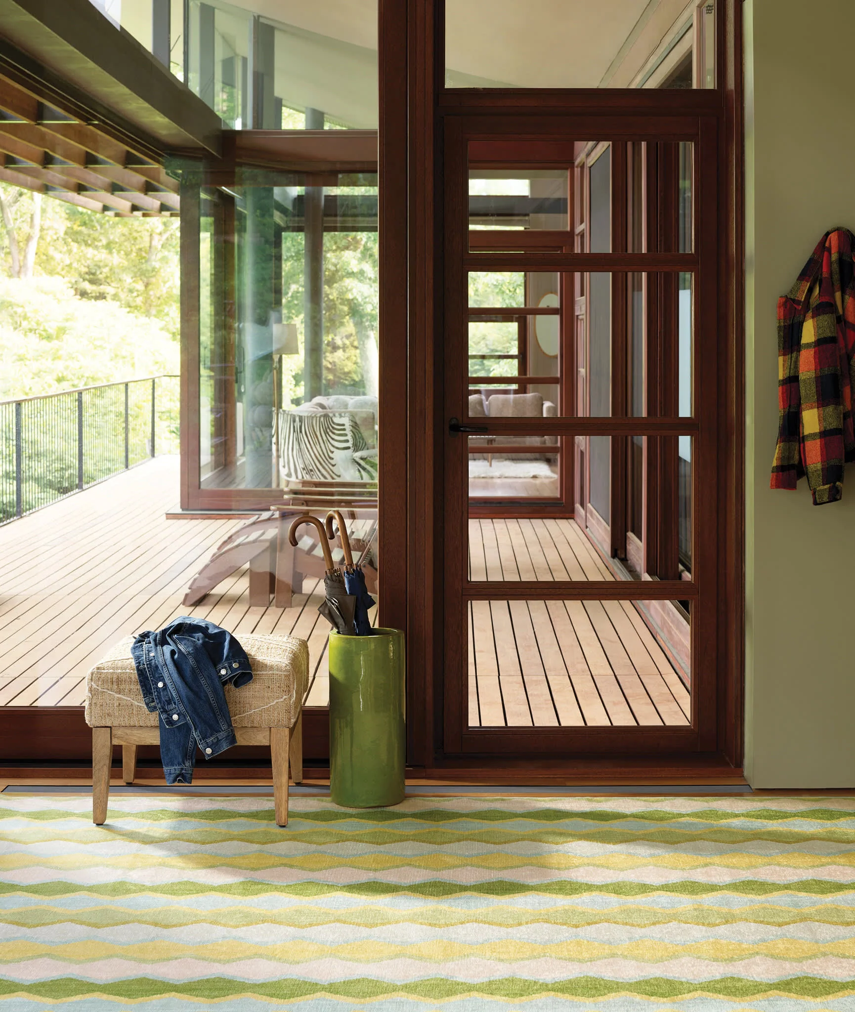 Safety Net Machine Washable Rug | Green - Image 2
