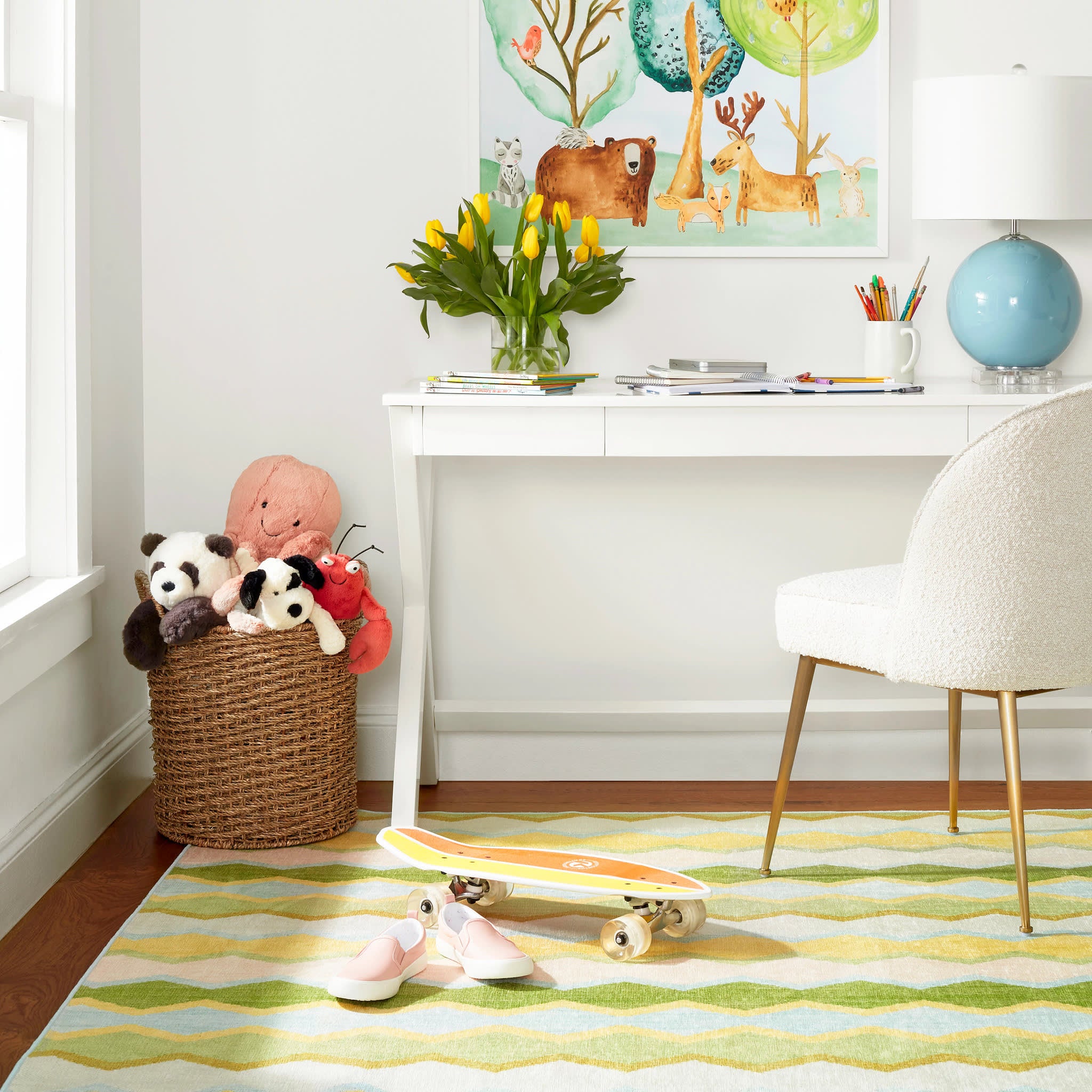 Safety Net Machine Washable Rug | Green - Image 3