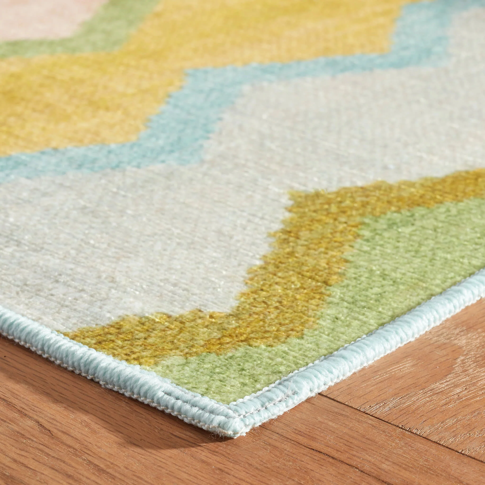 Safety Net Machine Washable Rug | Green - Image 6