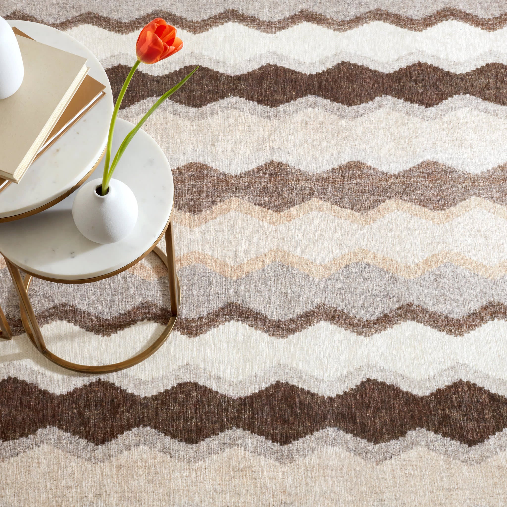 Safety Net Machine Washable Rug | Natural - Image 3
