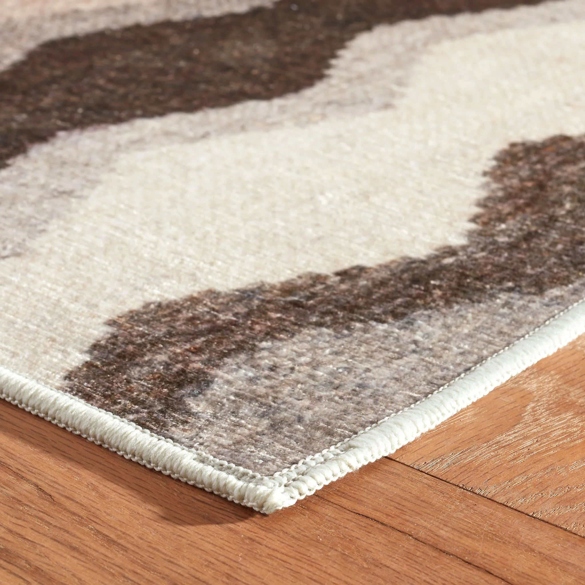 Safety Net Machine Washable Rug | Natural - Image 5