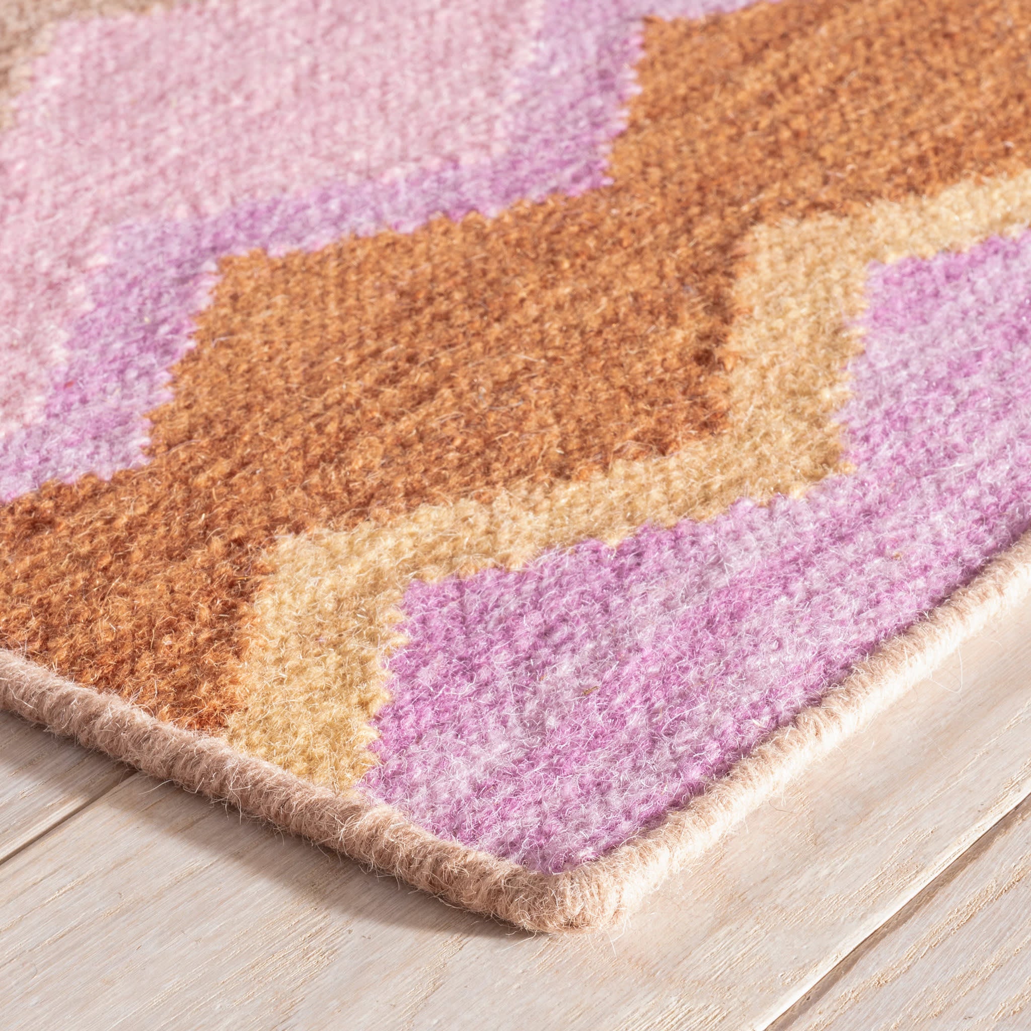 Safety Net Handwoven Wool Rug | Spice - Image 4