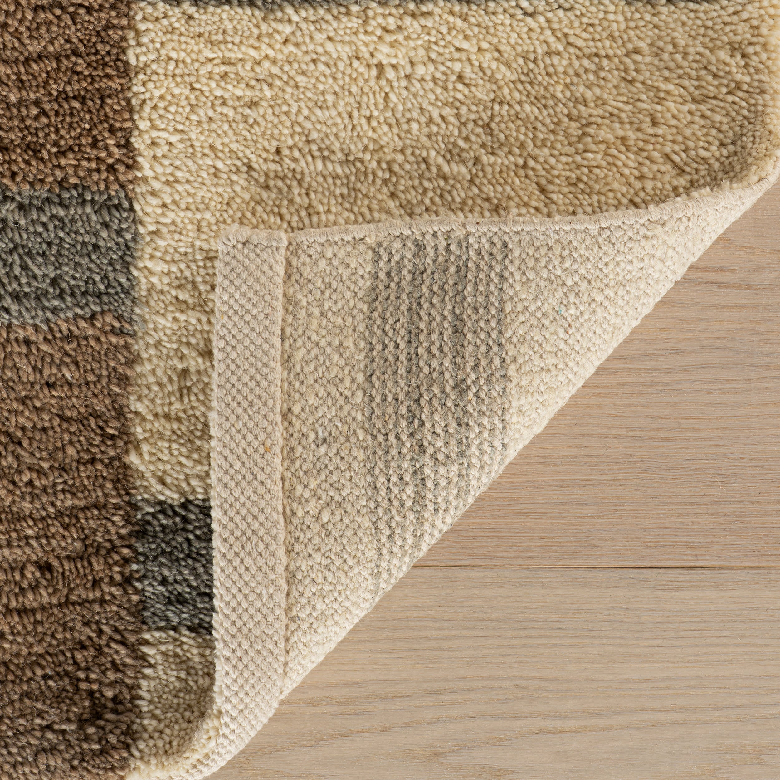 Saga Geometric Rug | Slate Blue - Image 11