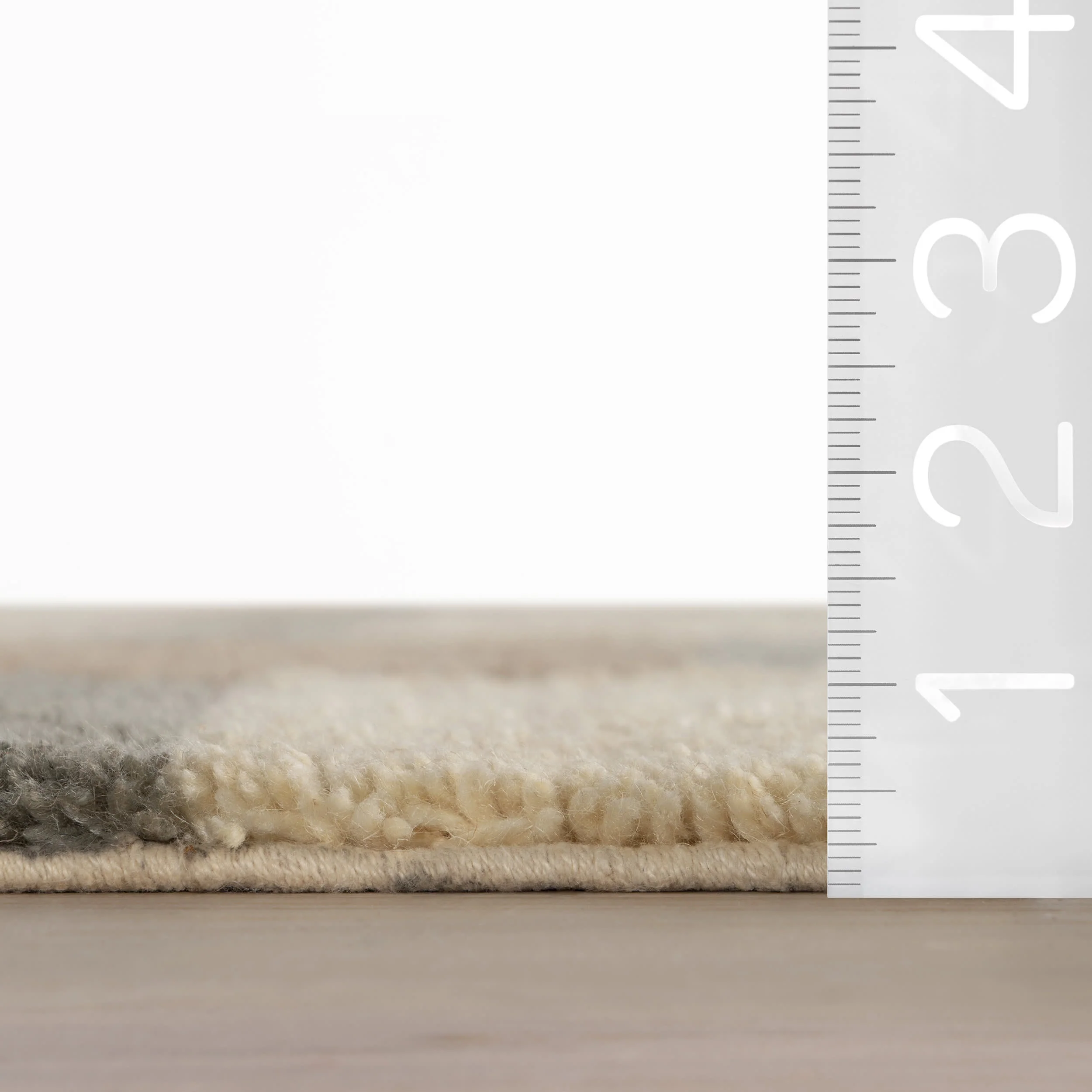 Saga Geometric Rug | Slate Blue - Image 9