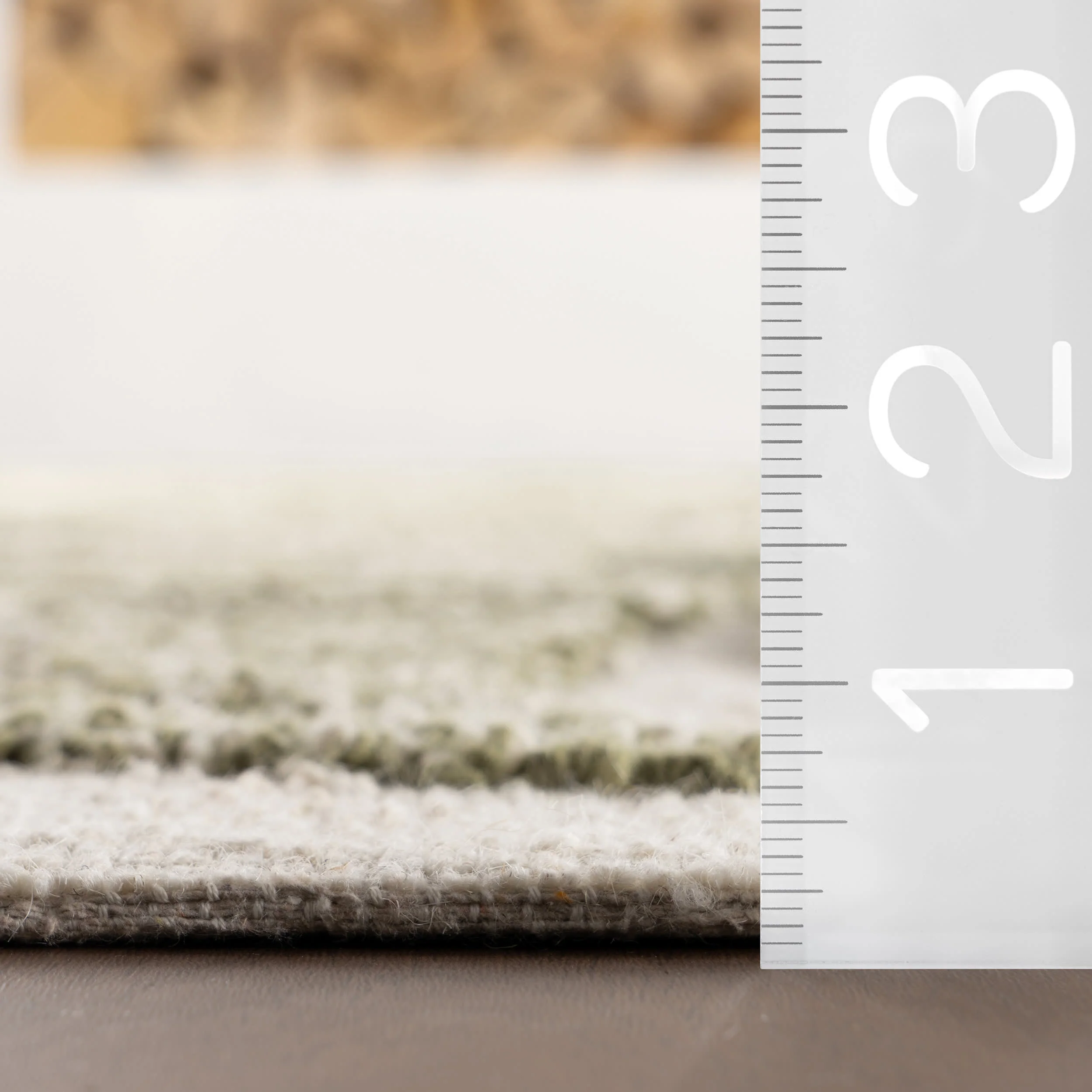 Sage Bohemian Floral Wool Rug | Green - Image 5